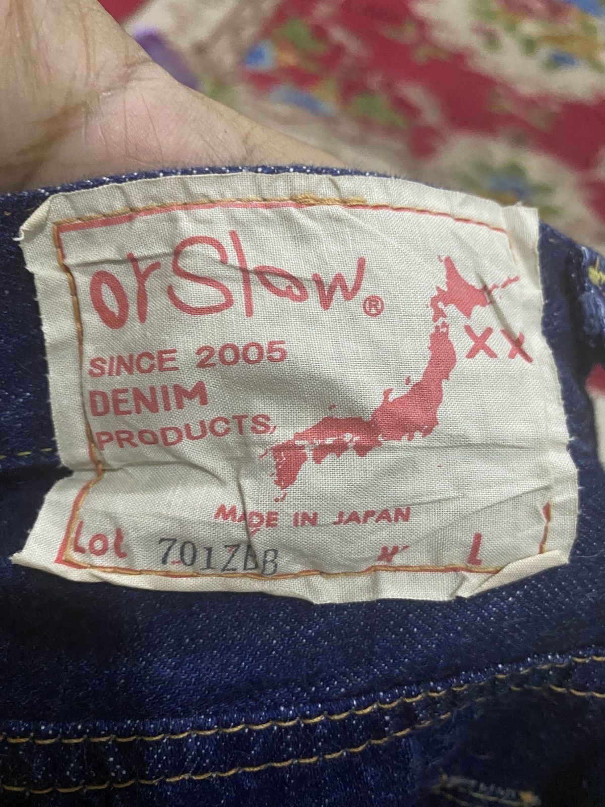 Orslow Or Slow Beams Boy Japan Denim Selvedge Size US 28 / EU 44 - 8 Thumbnail