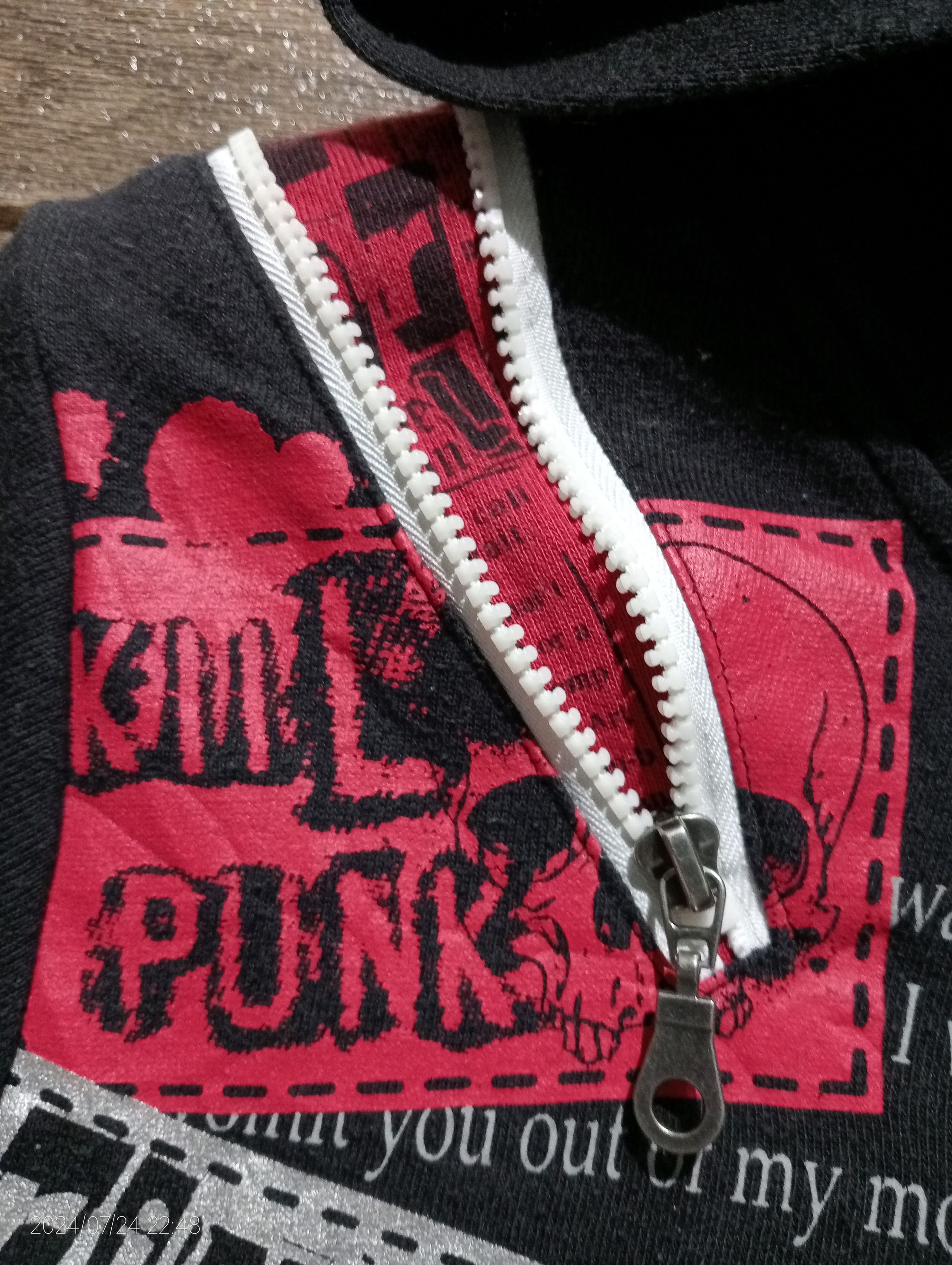 Japanese Brand Vintage Under Level Gothic Punk Pullover Hoodie Size US M / EU 48-50 / 2 - 7 Thumbnail