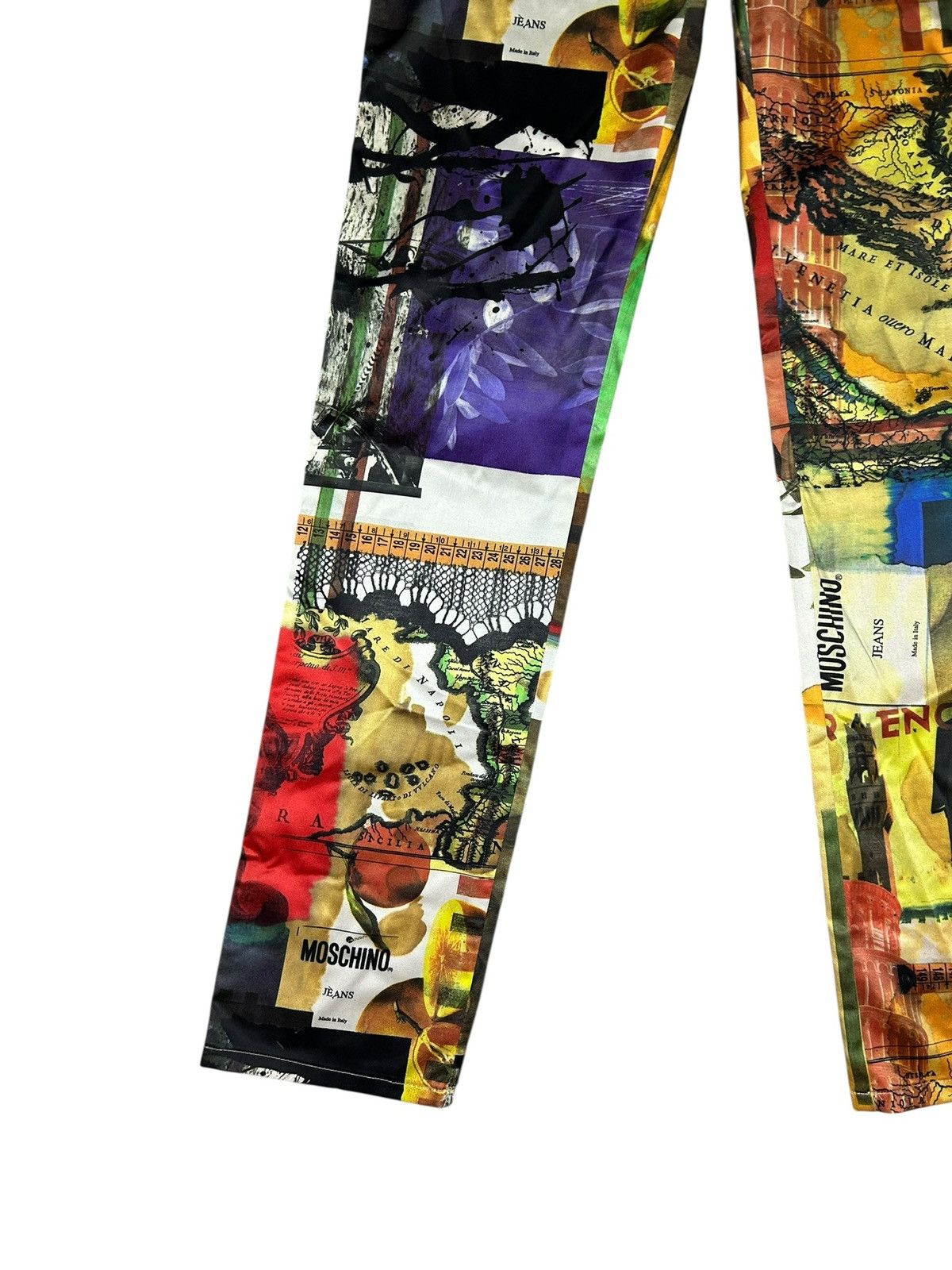 Moschino 90s Birth of Venus Trousers Size 27" / US 4 / IT 40 - 10 Thumbnail