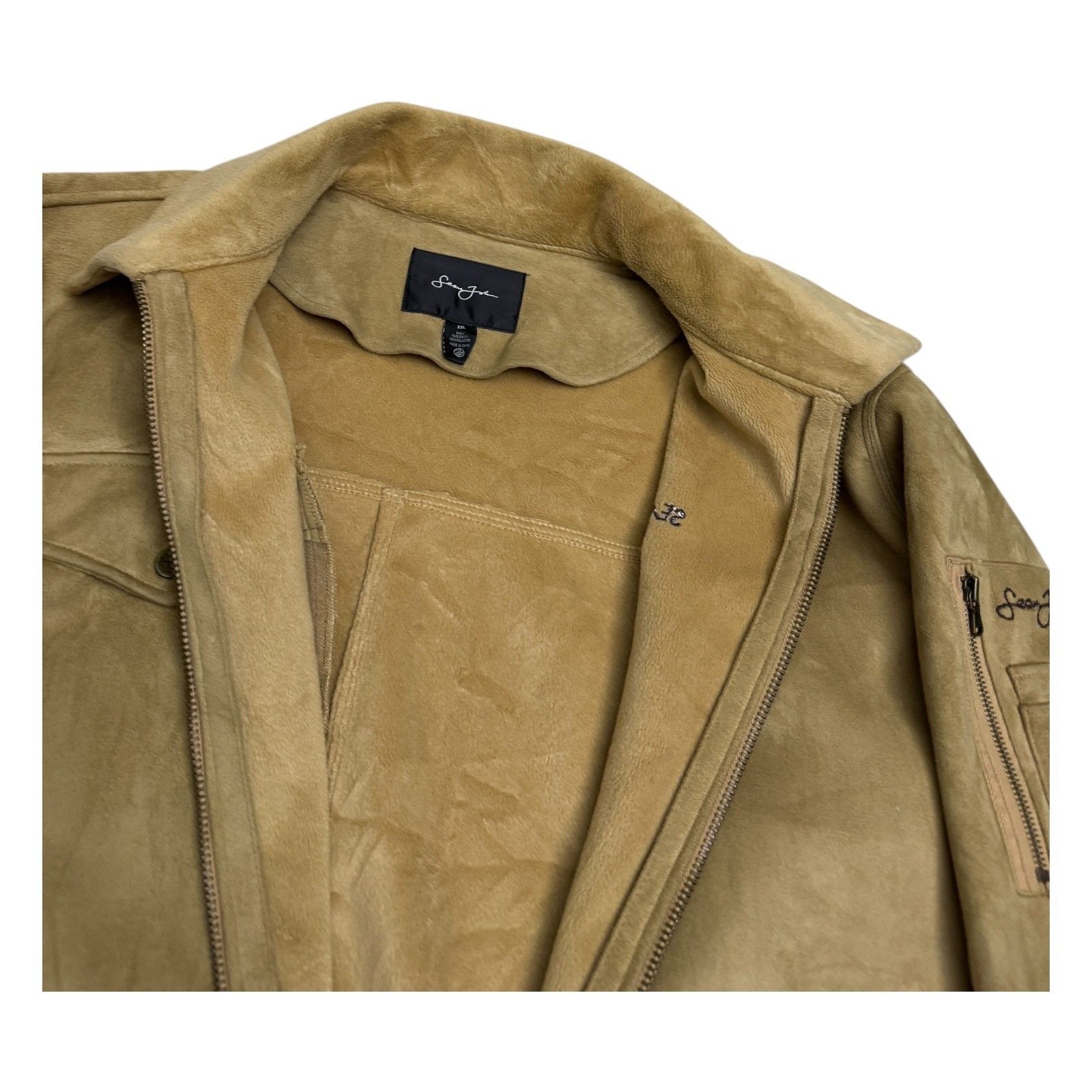 Sean John SEAN JOHN Velvet Vintage Y2K 2000s Bomber Jacket 2XL Size US XXL / EU 58 / 5 - 3 Thumbnail