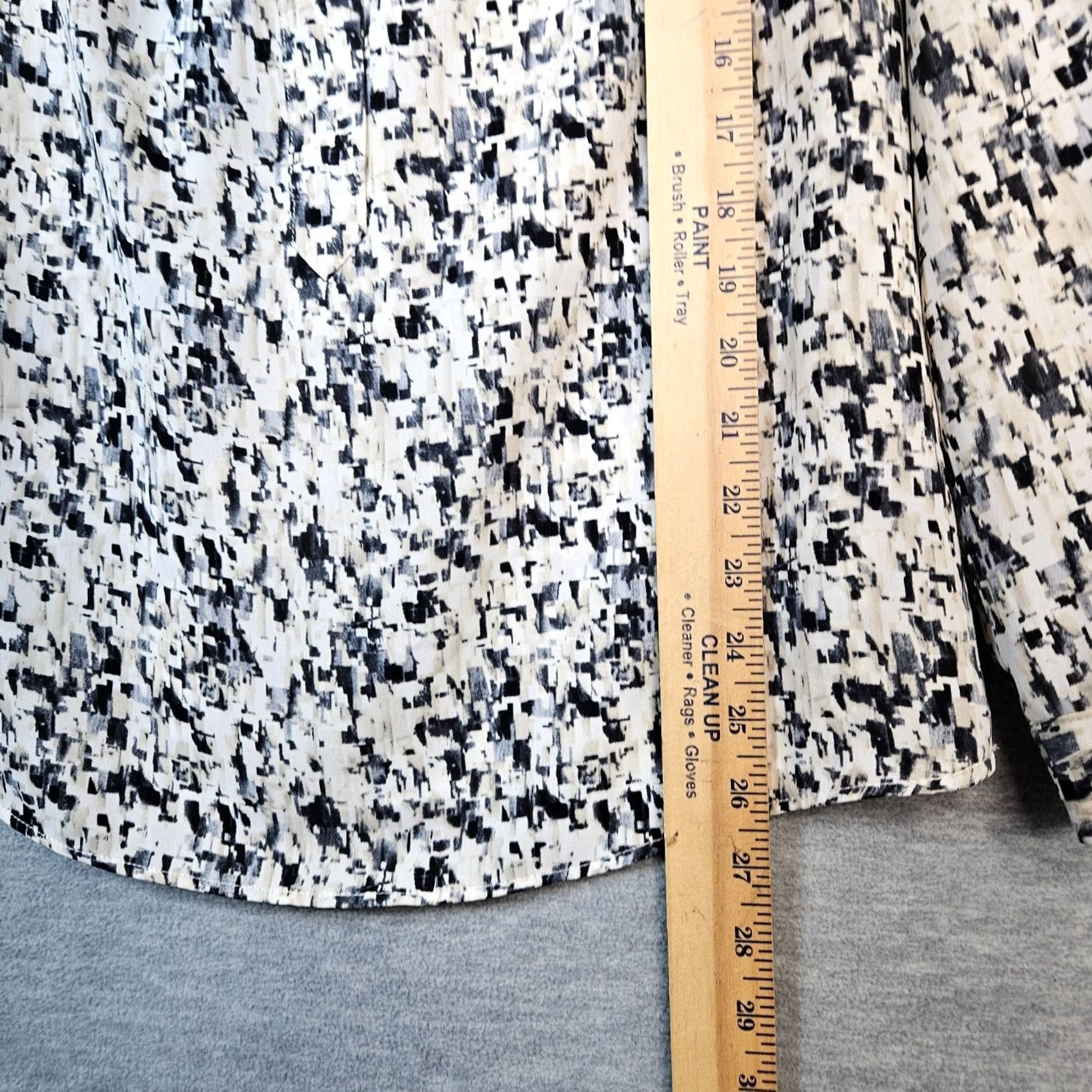 Vintage CAbi Hat Womens M Women Shatter Geometric neck Split Blouse Size Size M / US 6-8 / IT 42-44 - 4 Thumbnail