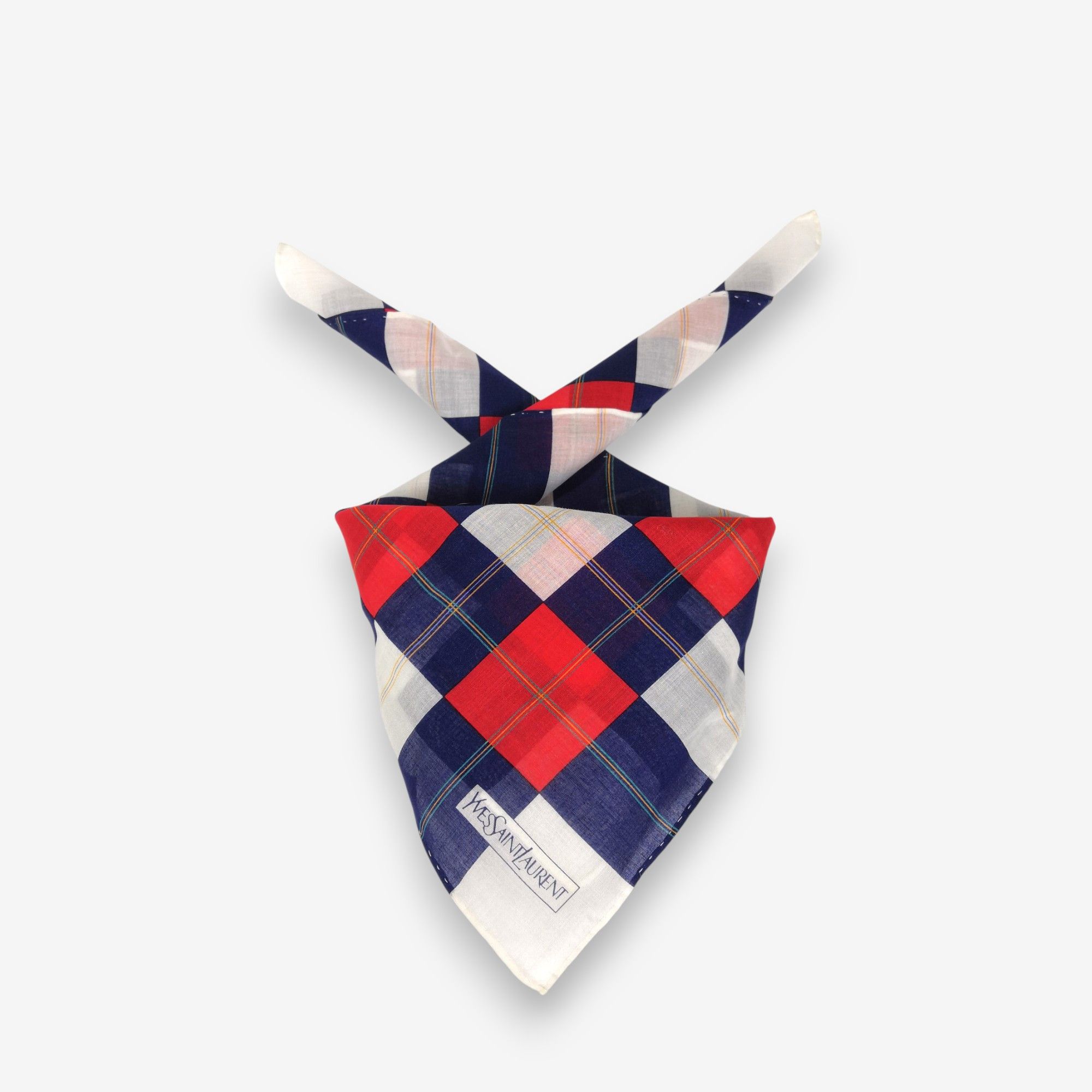 Vintage Vintage Yves Saint Laurent Handkerchief Pocketsquare Bandana Size ONE SIZE - 1 Thumbnail