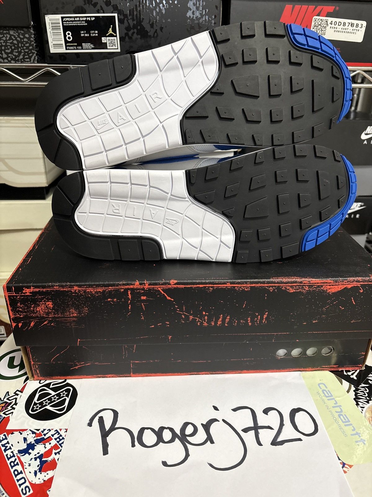 Nike Royal Air Max 1 ‘86 OG (Big Bubble) Size US 8 / EU 41 - 6 Thumbnail