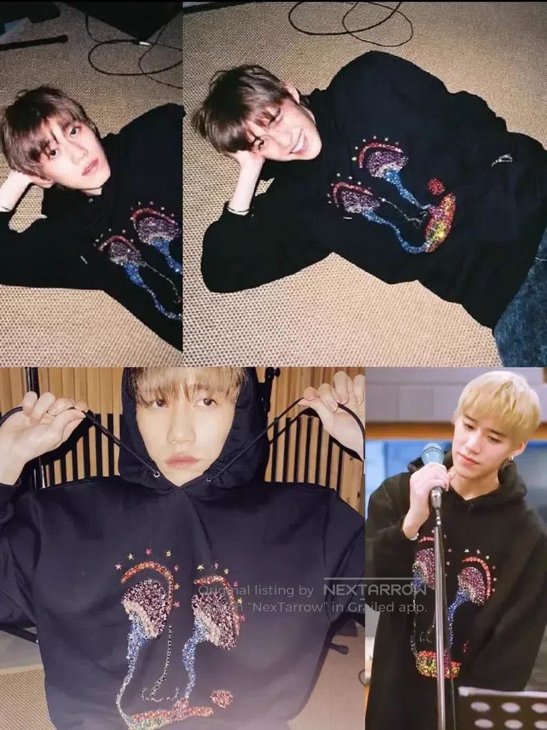Celine Celine Colorful Diamond Artist Collab Hoodie Sweatshirt i Size US M / EU 48-50 / 2 - 7 Thumbnail