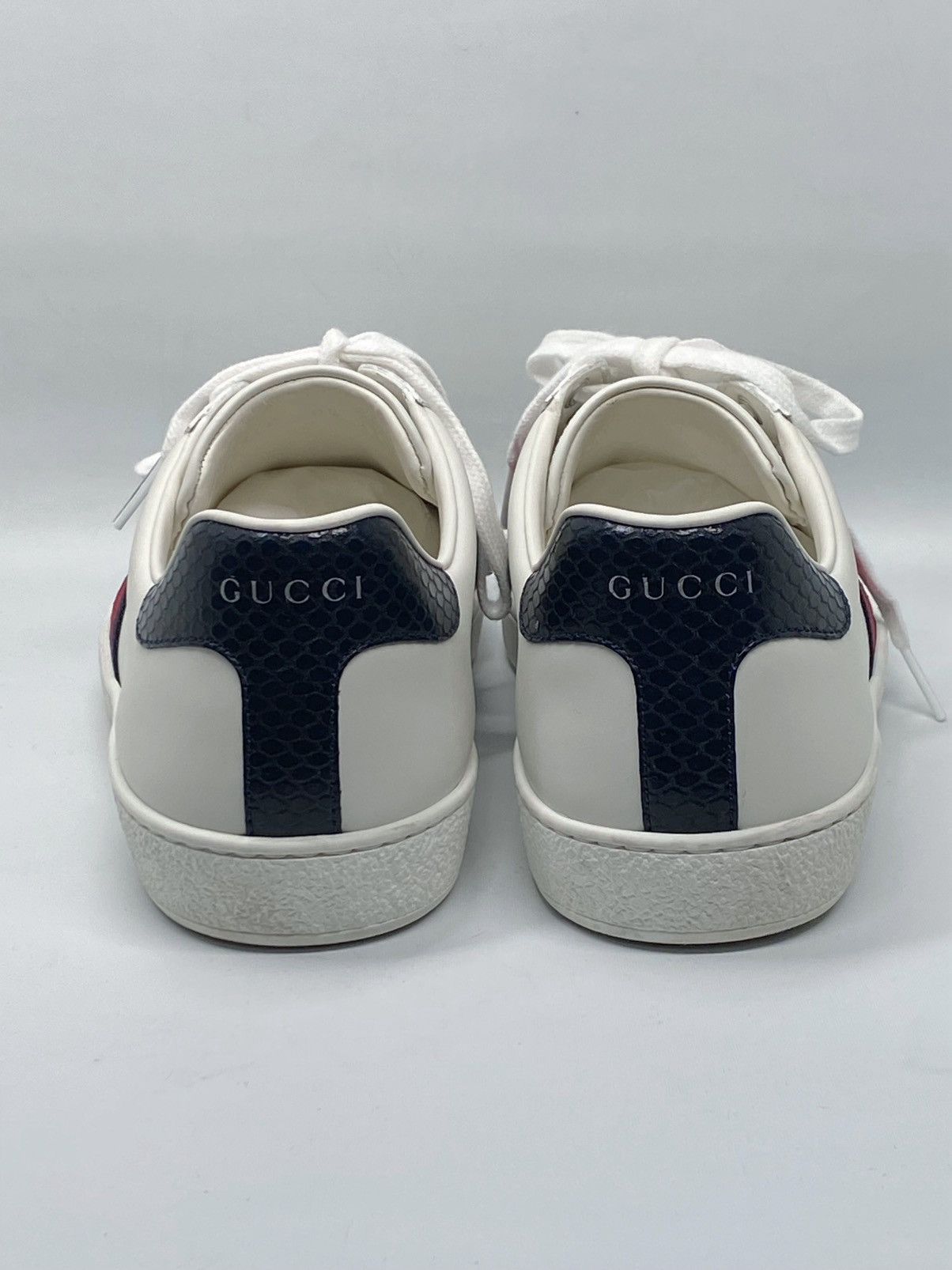 Gucci Gucci New Ace Leather Sneakers size 8.5/us size 9.5 Size US 9.5 / EU 42-43 - 7 Thumbnail