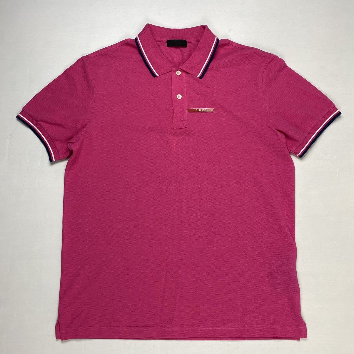 Prada Prada Pink Polo Size US L / EU 52-54 / 3 - 1 Thumbnail