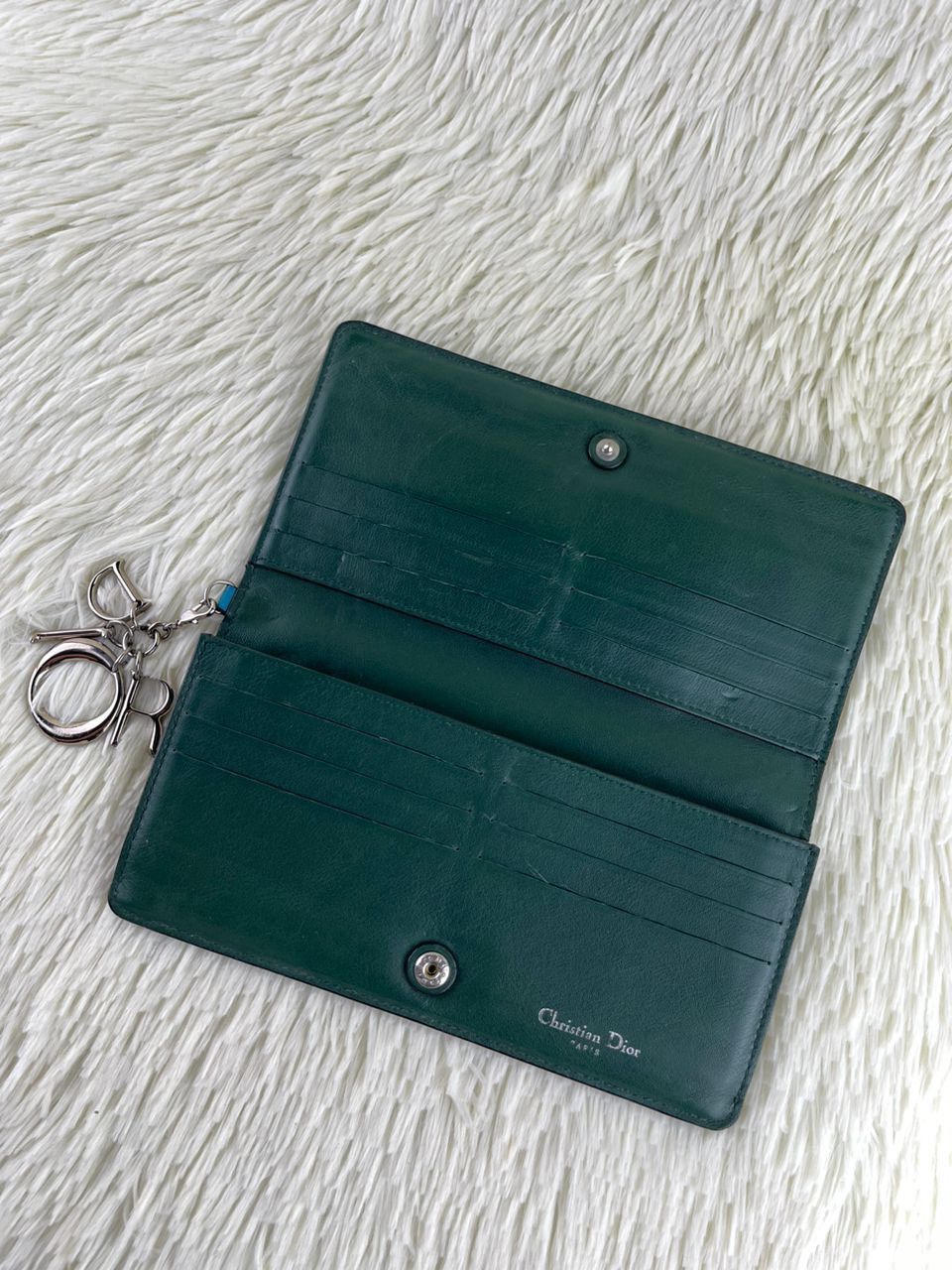 Christian Dior Monsieur × Designer × Dior Christian Dior Diorrisimo Flip Flap Long Wallet Size ONE SIZE - 12 Thumbnail
