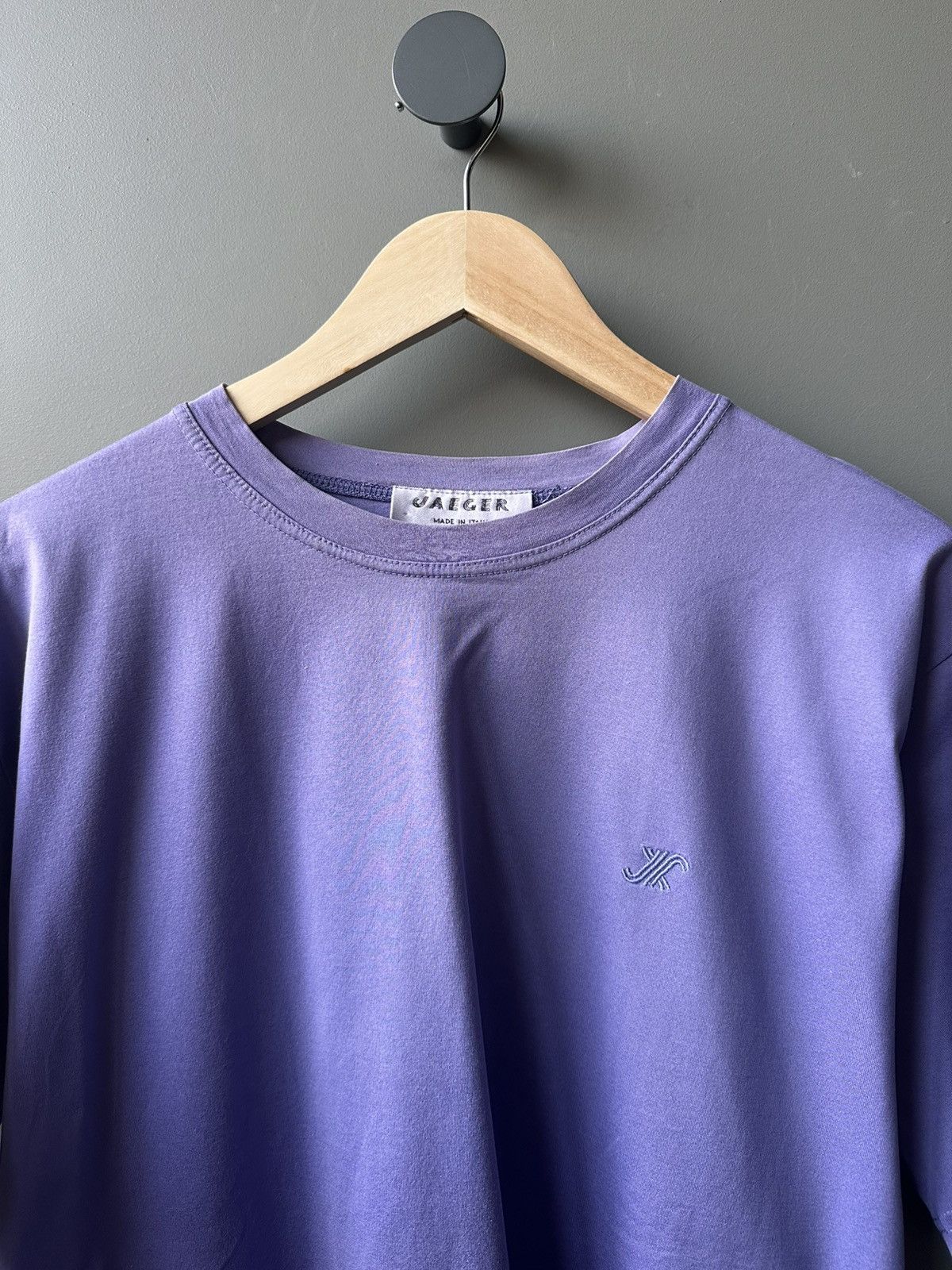 Jaeger Jaeger Purple Italy T-Shirt Size US M / EU 48-50 / 2 - 2 Thumbnail