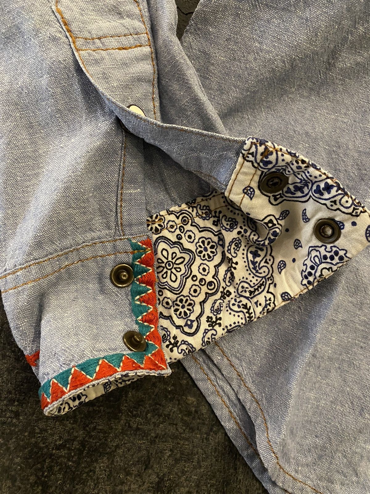 Beauty Beast × Japanese Brand × Other Nassau County chambray jeans button shirt Size US M / EU 48-50 / 2 - 4 Thumbnail