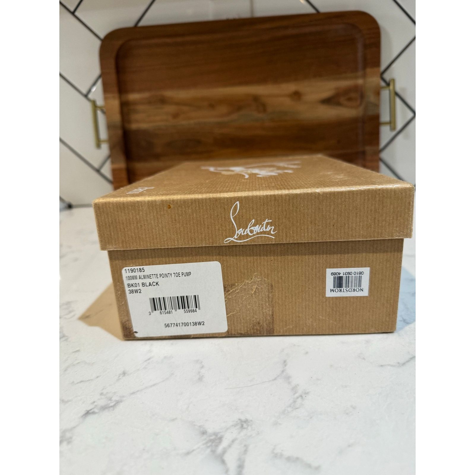 Christian Louboutin Christian Louboutin Alminette black suede 100MM pump Size US 7.5 / IT 37.5 - 15 Thumbnail