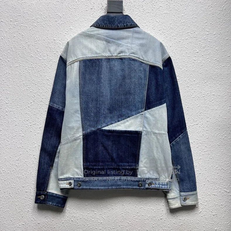 Valentino Valentino Geometric patchwork denim jacket Size US S / EU 44-46 / 1 - 2 Thumbnail