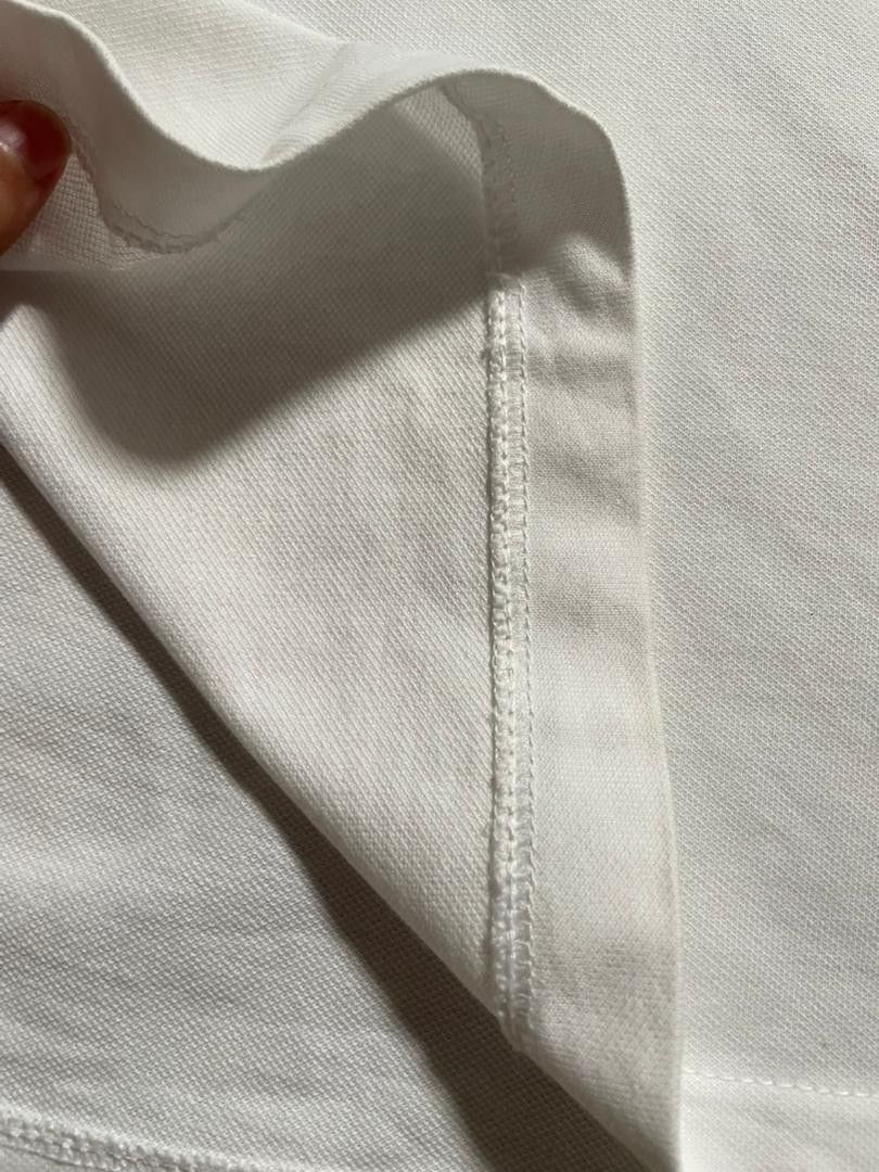 Jil Sander K6-17 J+ Jil Sander Uniqlo white Polo Tee Size US L / EU 52-54 / 3 - 12 Thumbnail