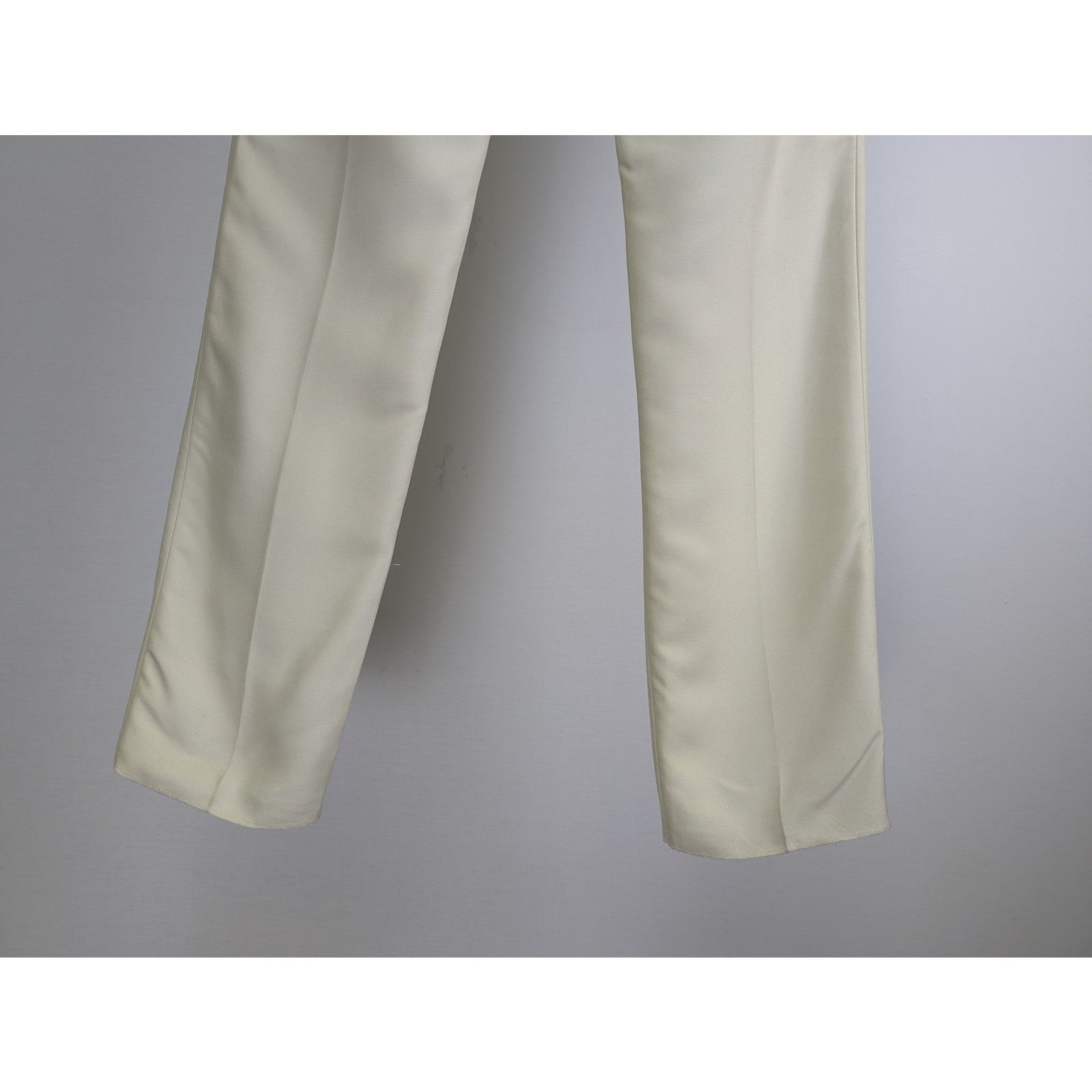 Alexander McQueen o1rshd1 Orchid Print ON Viscose Cady Pants in Putty/black Size US 32 / EU 48 - 9 Thumbnail
