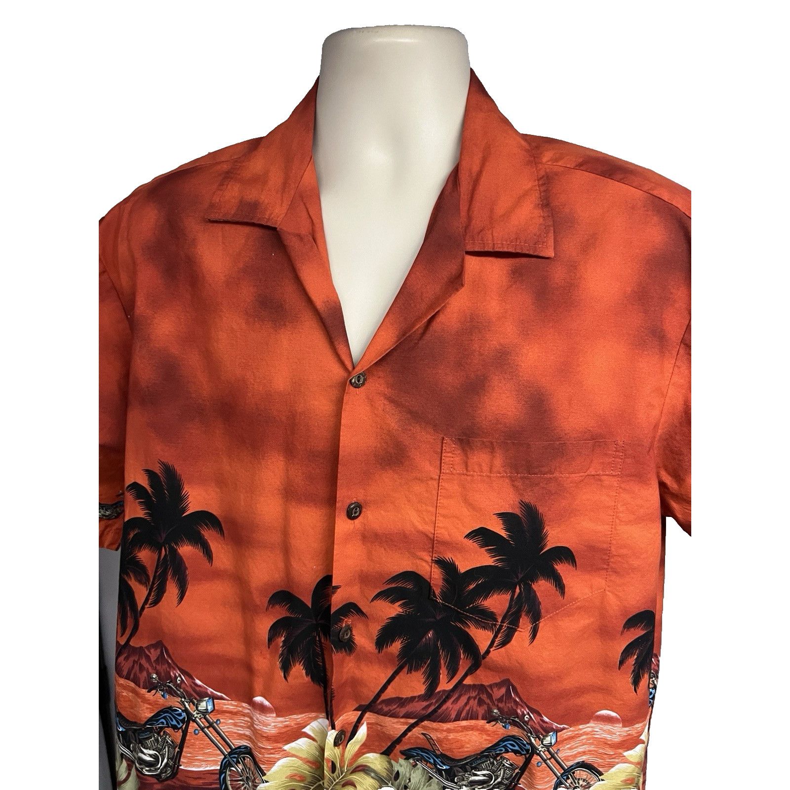Pacific Legend Pacific Legend Hawaiian Button Up Shirt Men Large Pocket USA Size US L / EU 52-54 / 3 - 4 Thumbnail