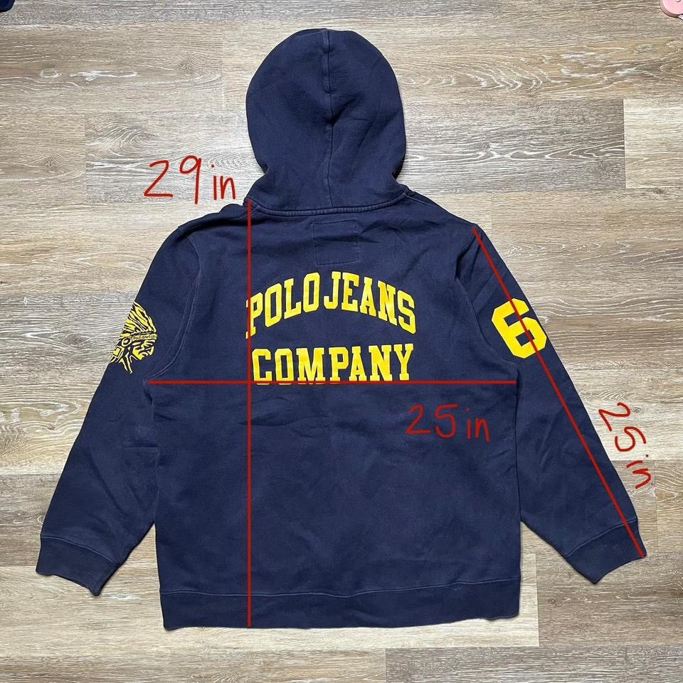 Polo Ralph Lauren 90s ralph lauren polo jeans co hoodie Size US XL / EU 56 / 4 - 2 Thumbnail