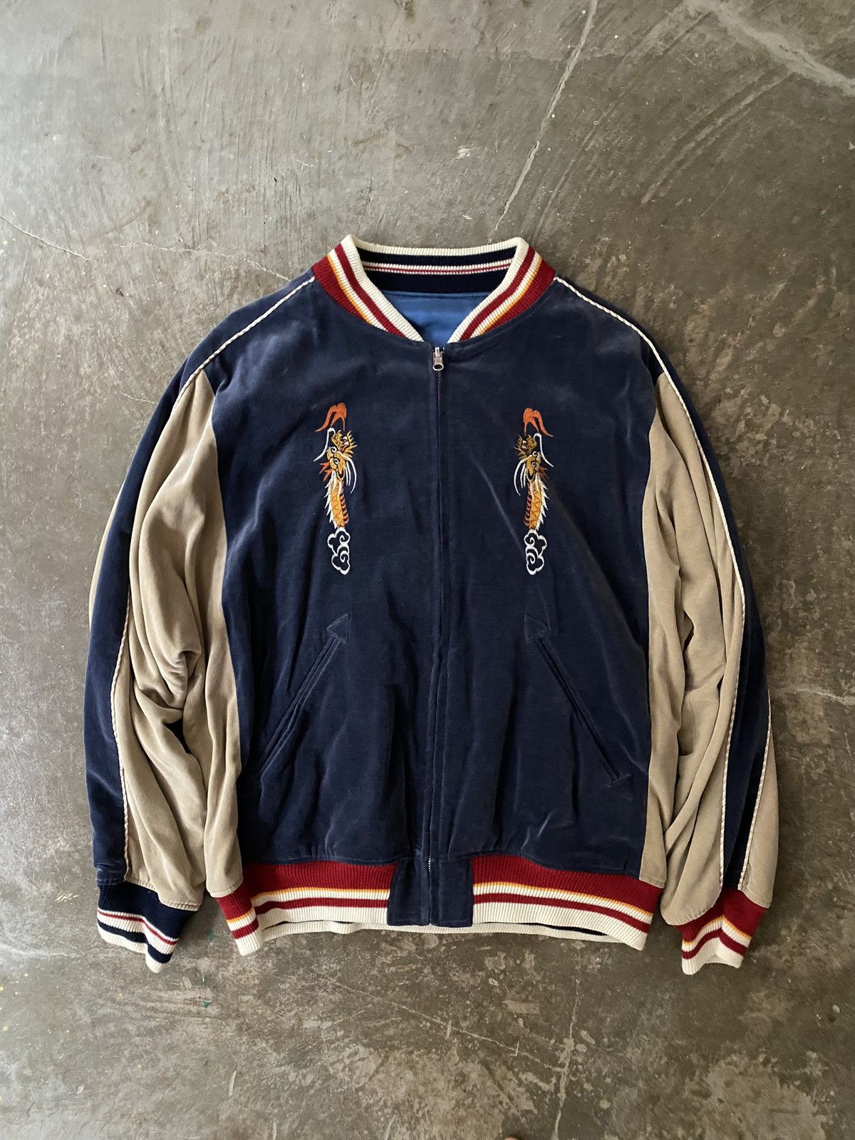 Japanese Brand Dairiku Japan Reversible Sovenior Sukajan Jacket Kapital Size US L / EU 52-54 / 3 - 1 Thumbnail