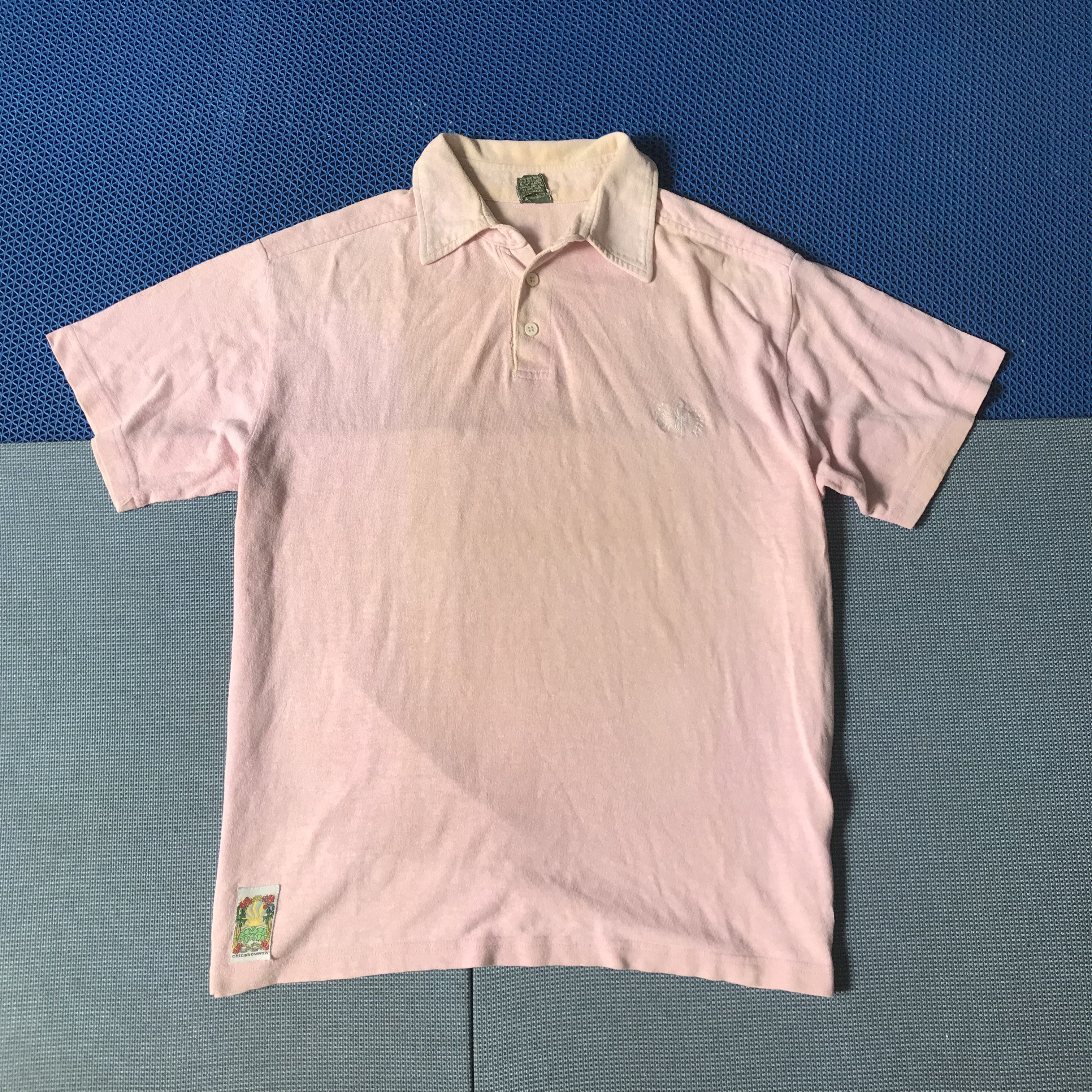 Vintage Vintage chicabowwow Hemp Polo shirt 100% Hemp Cotton soft Size US M / EU 48-50 / 2 - 10 Thumbnail