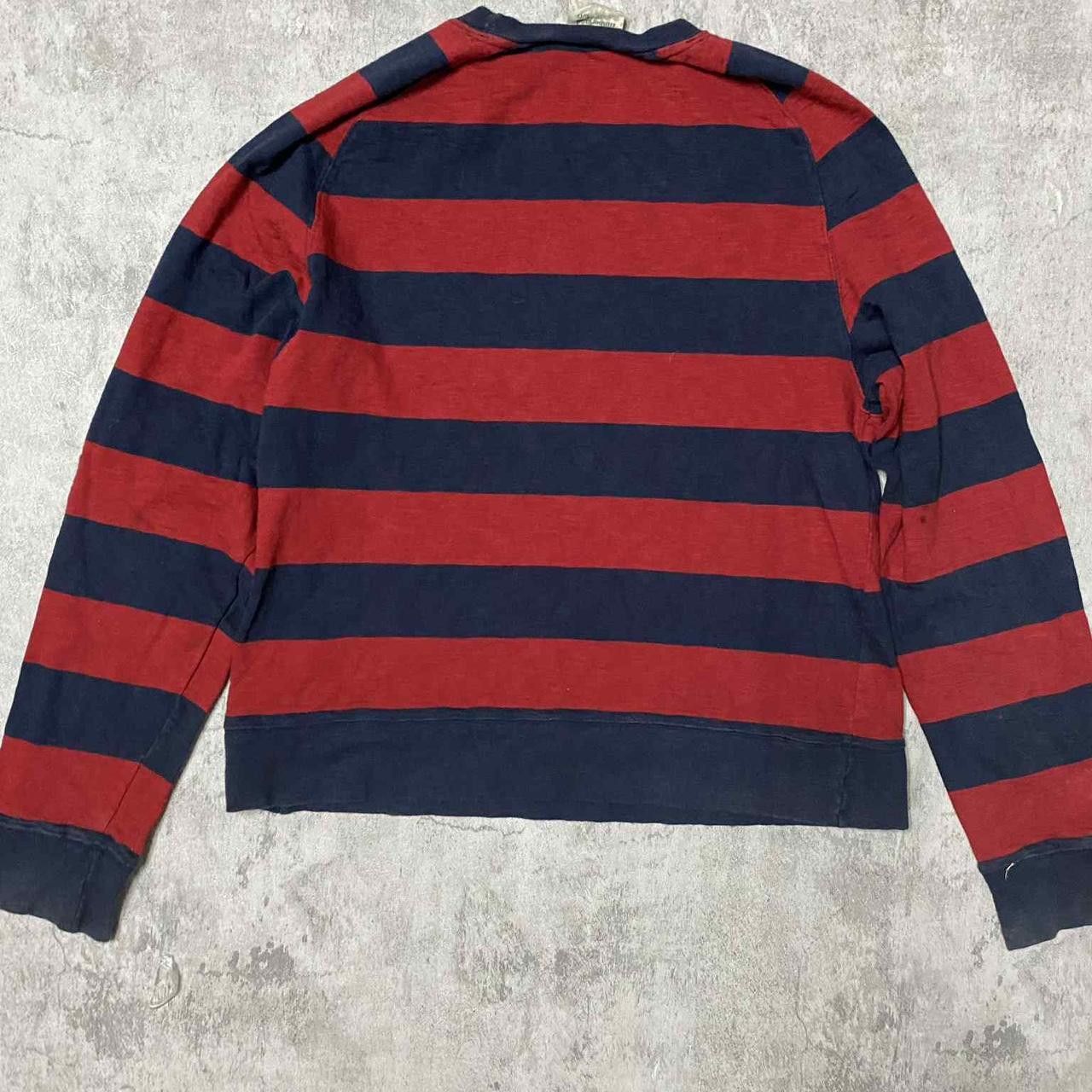 Other Navy and red striped long sleeve sweatshirt Size US L / EU 52-54 / 3 - 5 Thumbnail