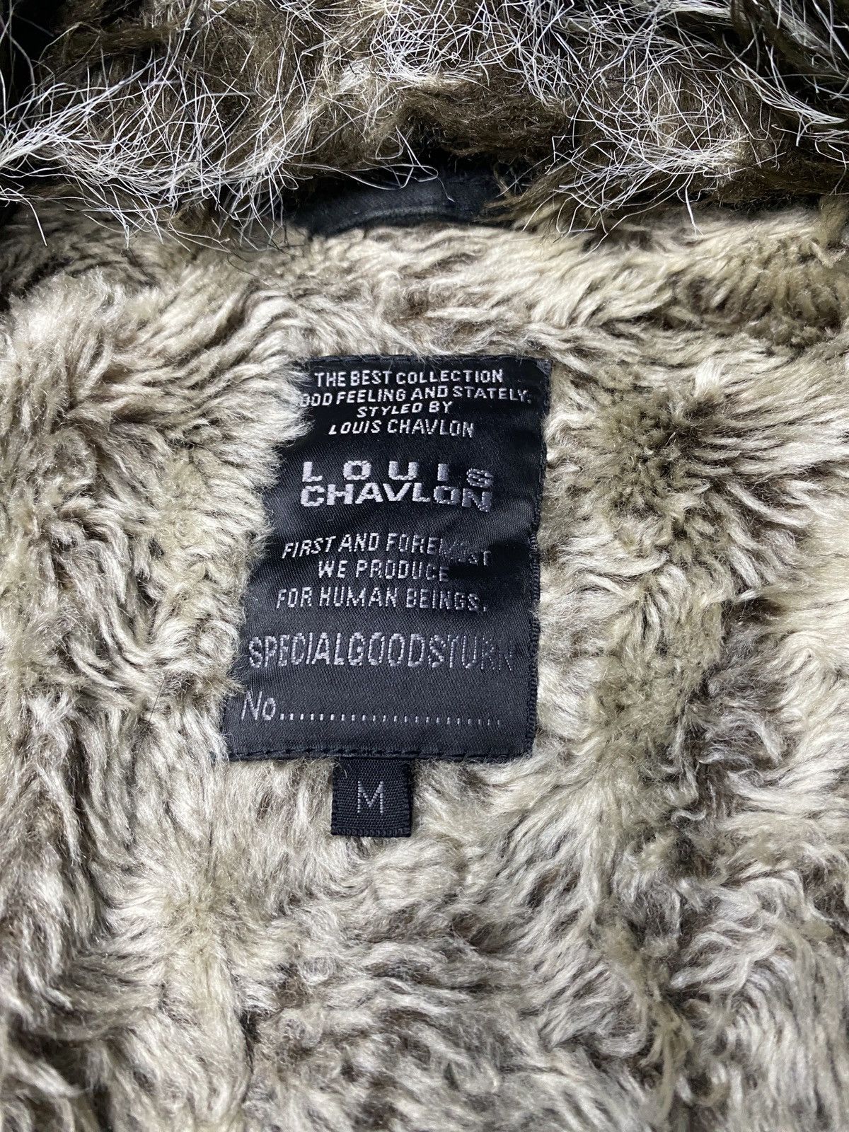 If Six Was Nine 2000's Louis Chavlon Crazy Fur Jacket Size US L / EU 52-54 / 3 - 8 Thumbnail