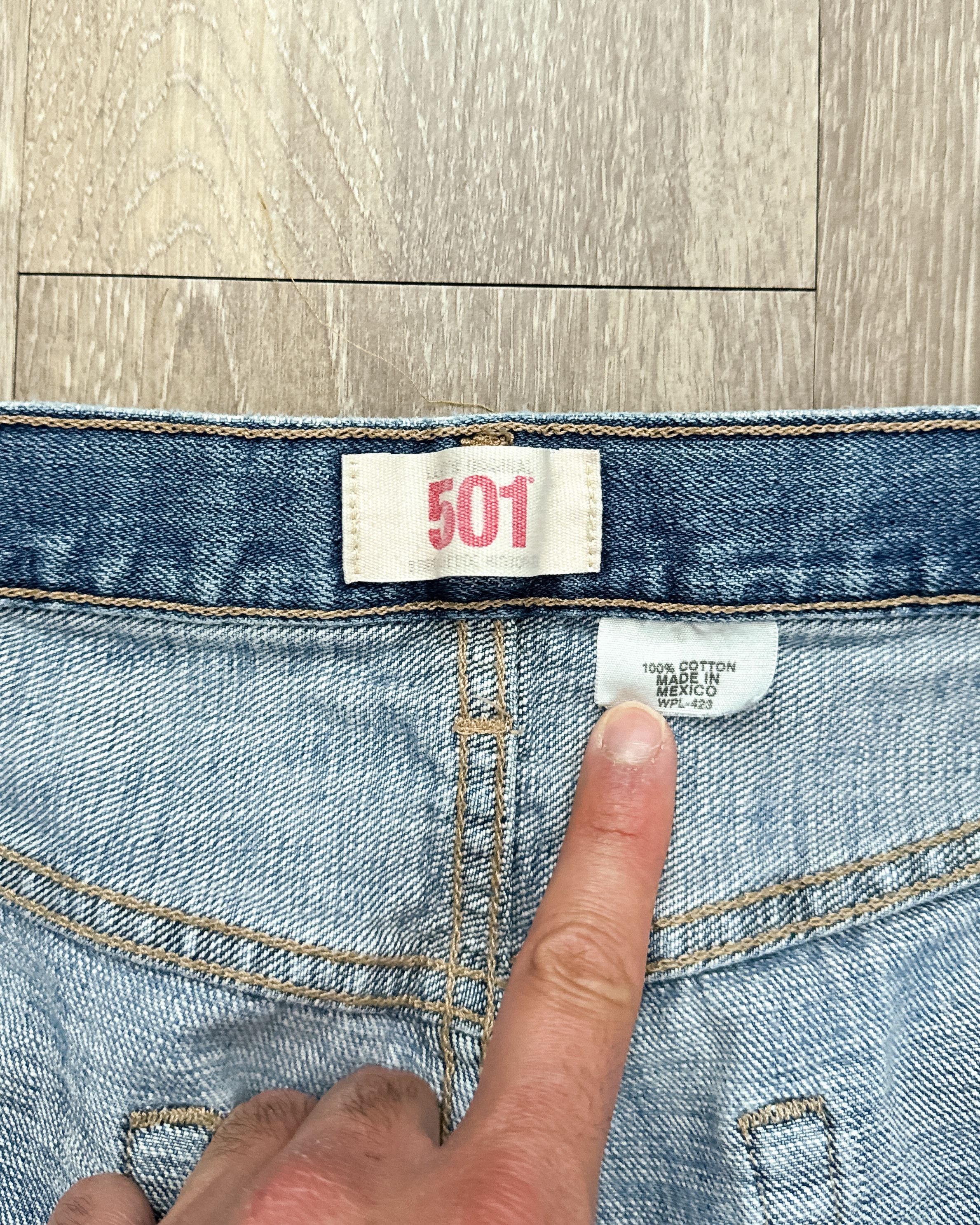 Levi's Vintage 2000s Levi's 501 Jeans Faded Distressed Men's 38 Size US 38 / EU 54 - 5 Thumbnail