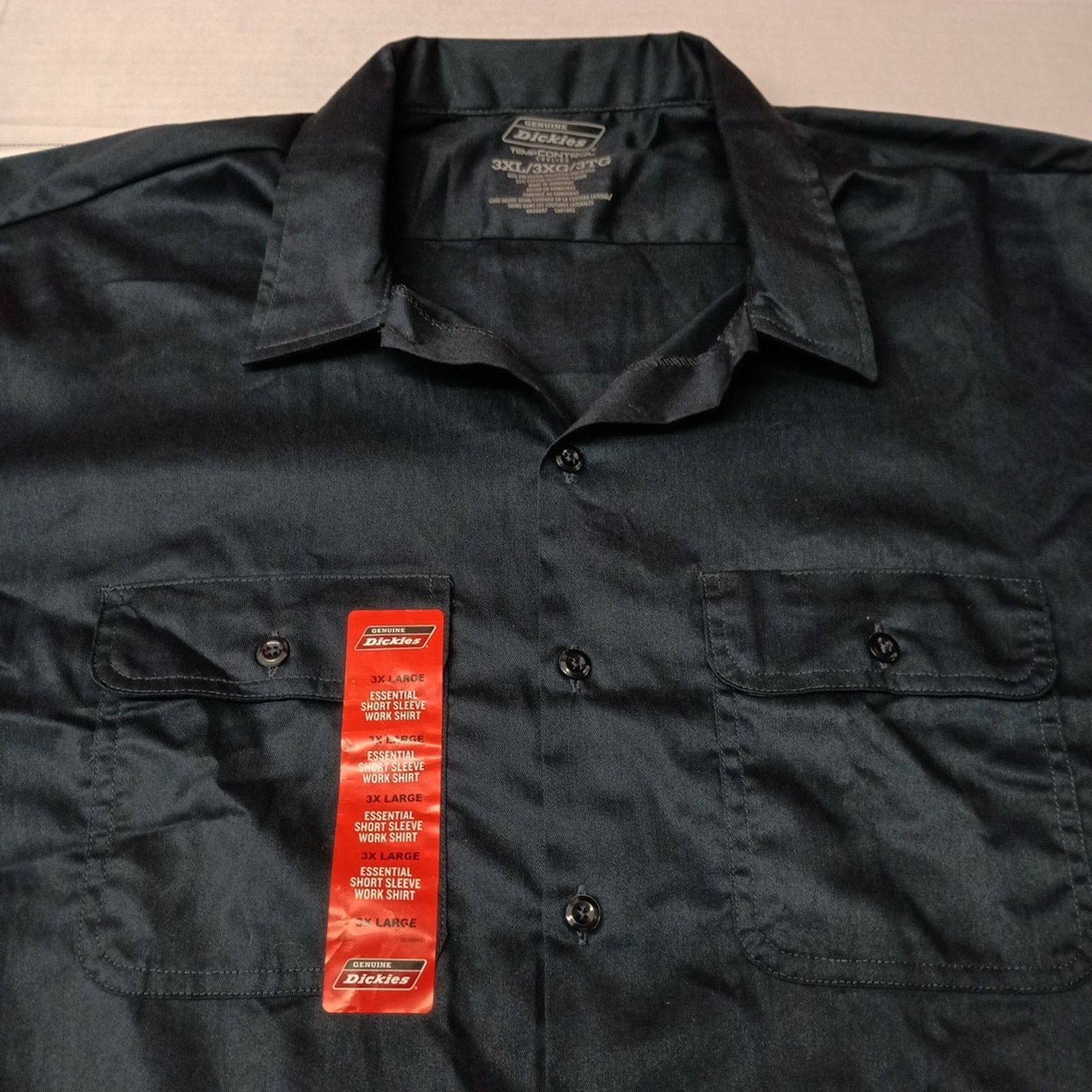 Dickies Dickies Essential Work Shirt Men Size 3XL Blue Temp Control Size US XXL / EU 58 / 5 - 2 Thumbnail