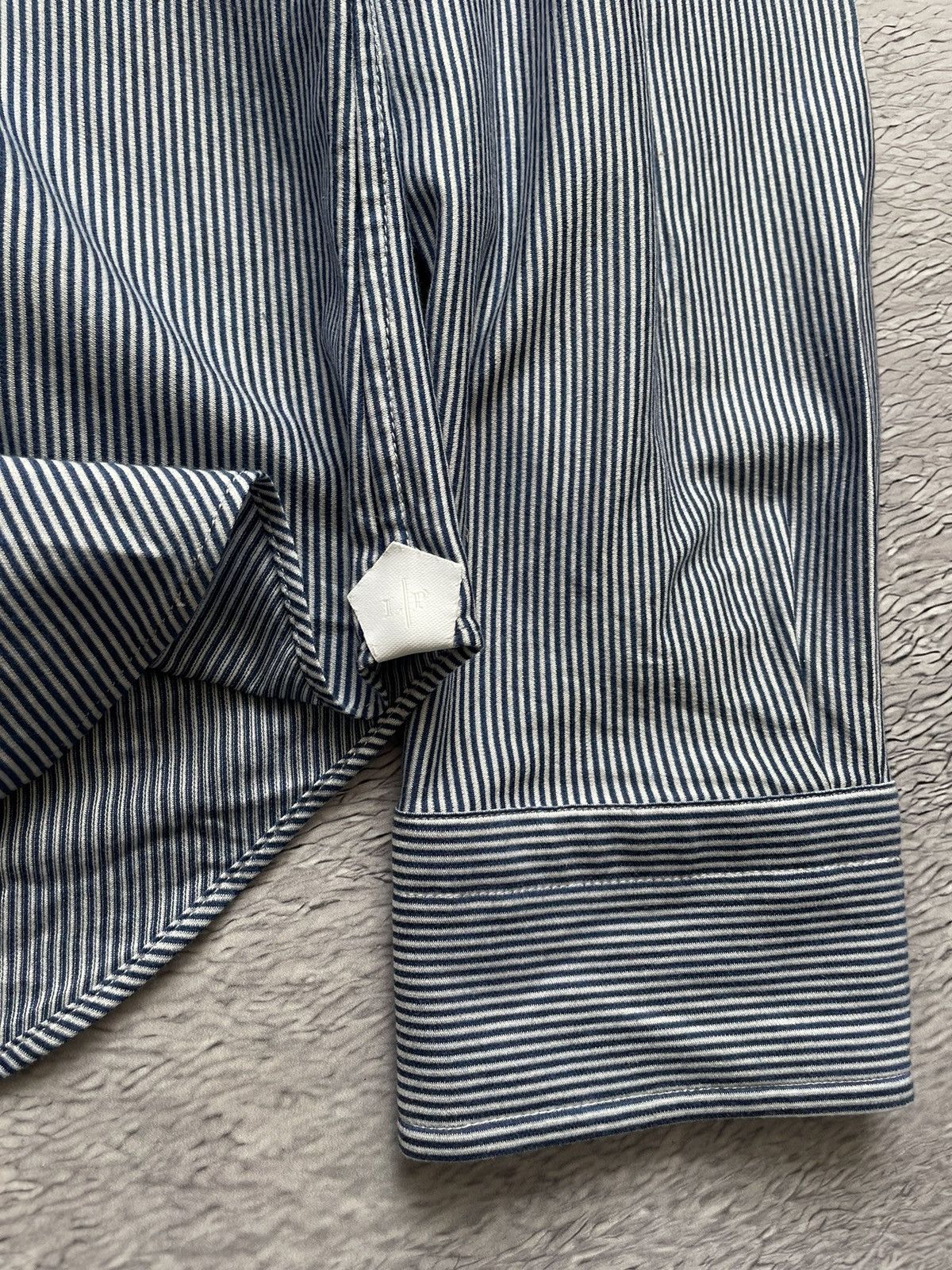 Loro Piana LUXURY LORO PIANA! Dress Shirt Striped Made In Italy Size US L / EU 52-54 / 3 - 7 Thumbnail