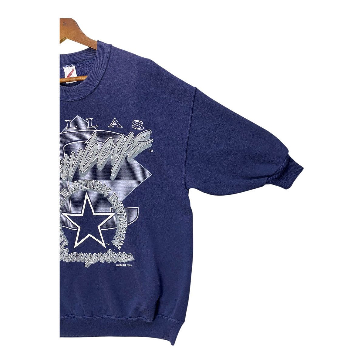 NFL Vintage 90s Dallas Cowboys Sweatshirt 1993 NFL Made In USA Size US XL / EU 56 / 4 - 3 Thumbnail