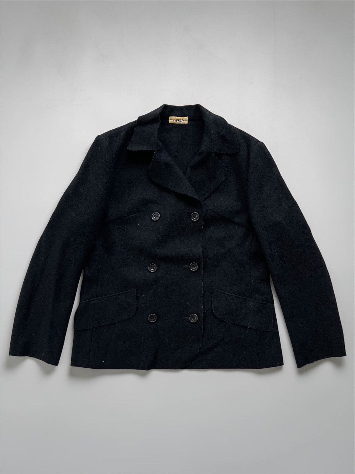 Yohji Yamamoto 🔥Vtg Iwish by Yohji Yamamoto Double-breasted Mohair Jacket Size M / US 6-8 / IT 42-44 - 1 Thumbnail