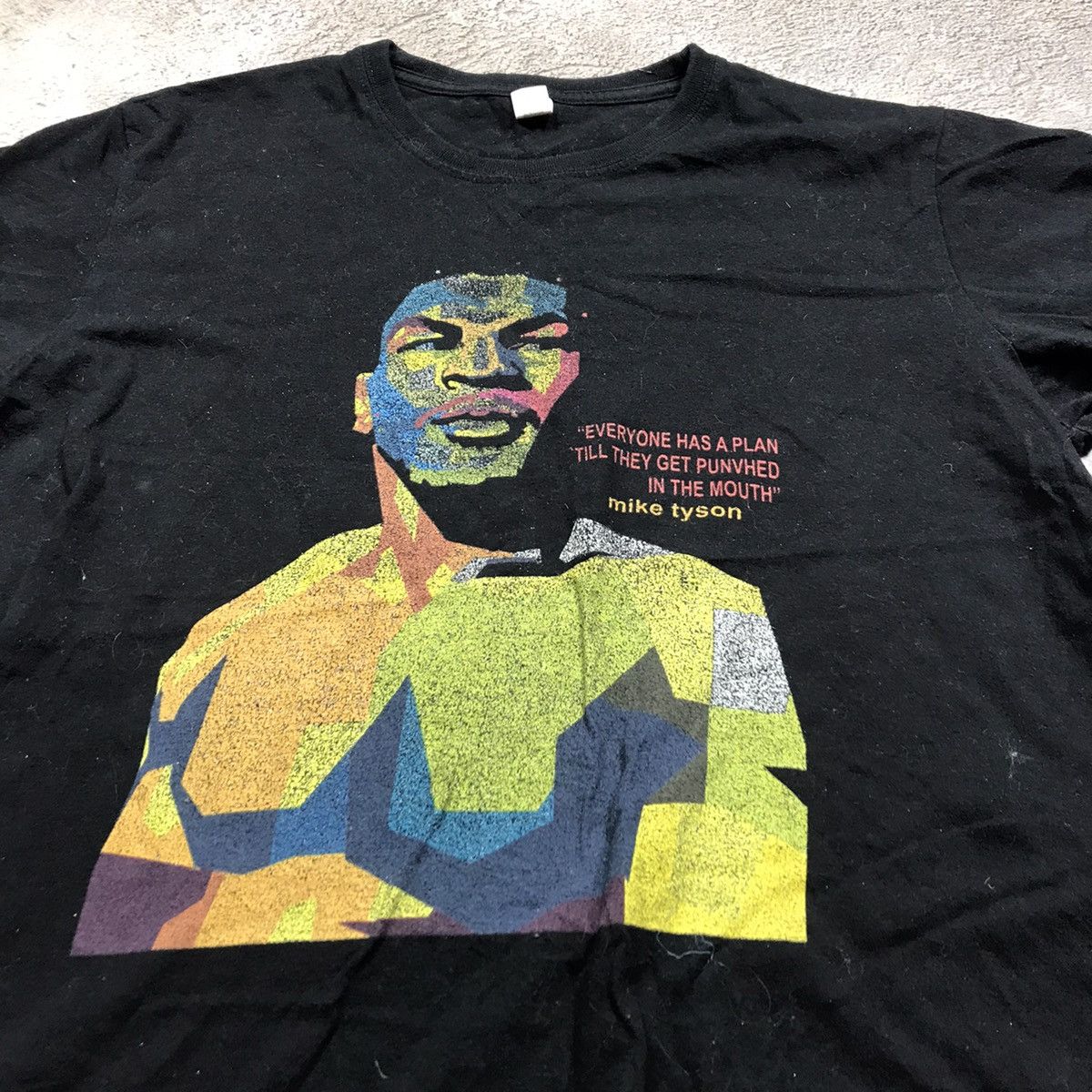 Vintage Vintage 90s Mike Tyson Graphic Tee Streetwear Swag Faded M Size US M / EU 48-50 / 2 - 3 Thumbnail
