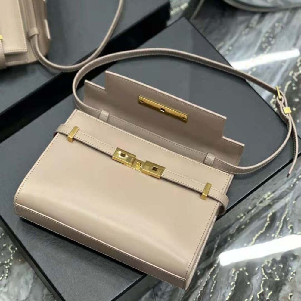 Saint Laurent Paris o1s1wg111024 Size : OS / Manhattan Small Bag in Peach Size ONE SIZE - 4 Thumbnail