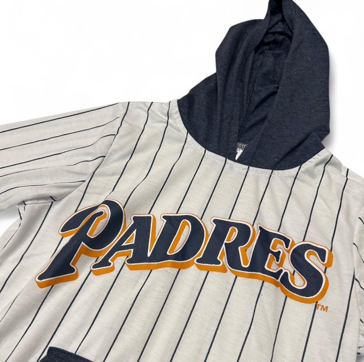 Other (L) Youth White San Diego Padres Vintage Lightweight Hoodie Size US L / EU 52-54 / 3 - 2 Thumbnail