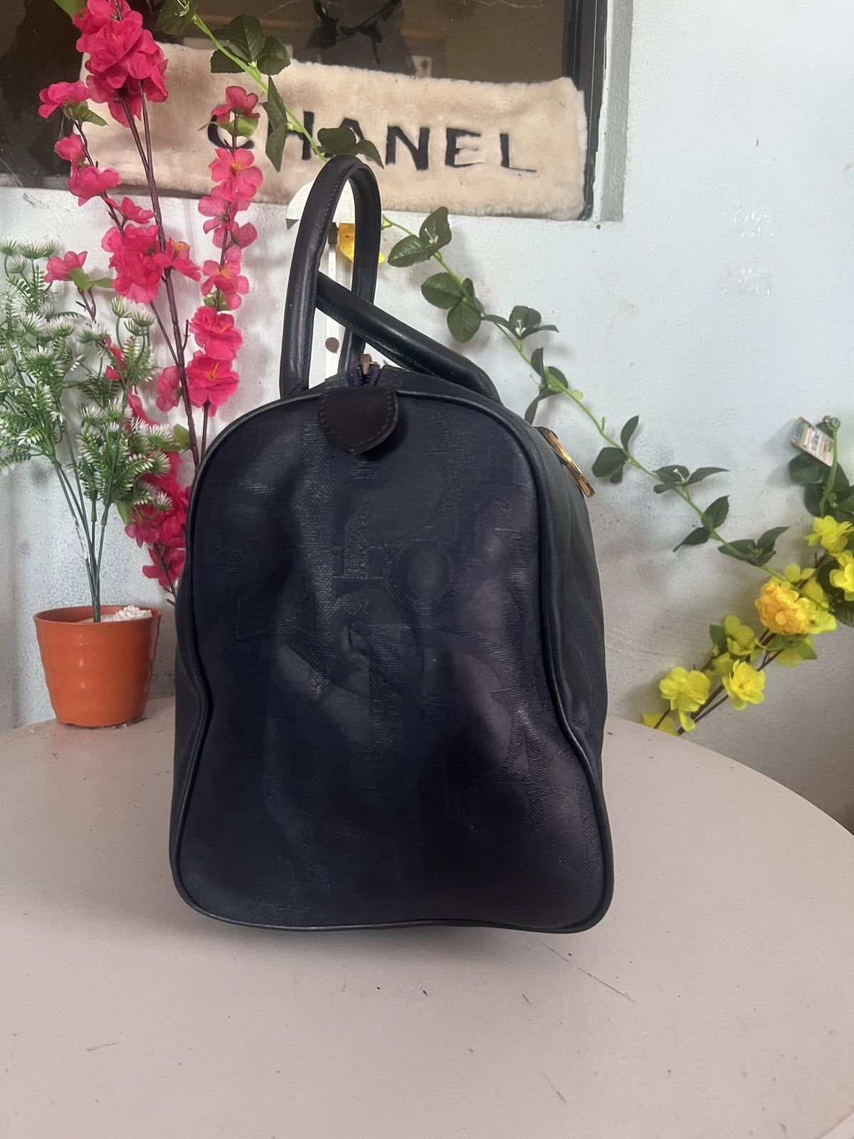 Christian Dior Monsieur × Vintage Vintage Christian Dior Boston Navy Blue Size ONE SIZE - 7 Thumbnail