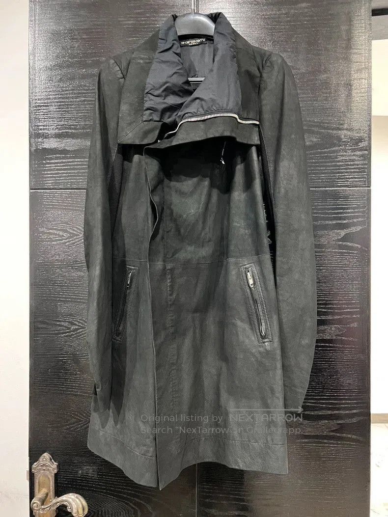 Rick Owens Rick Owens Long Genuine Leather Jacket. Size US M / EU 48-50 / 2 - 2 Thumbnail