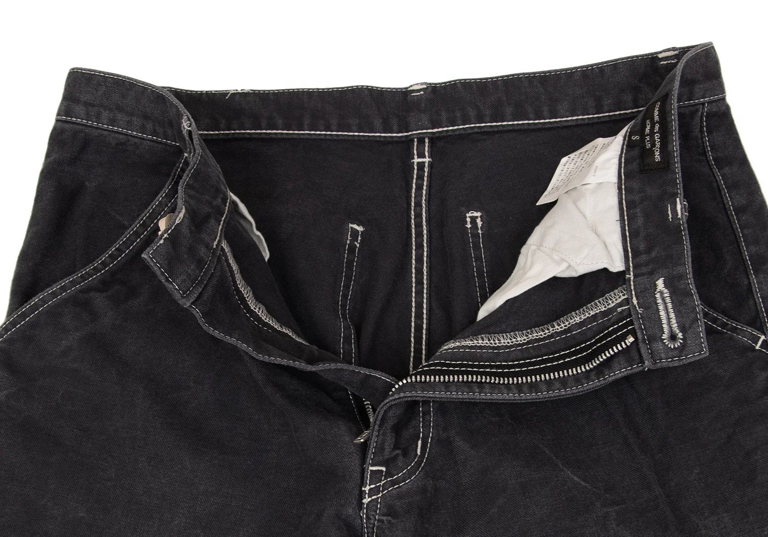 Comme des Garcons Homme Plus Cotton Tire Button Stitch Pants in Gray Size S Size US 30 / EU 46 - 6 Thumbnail
