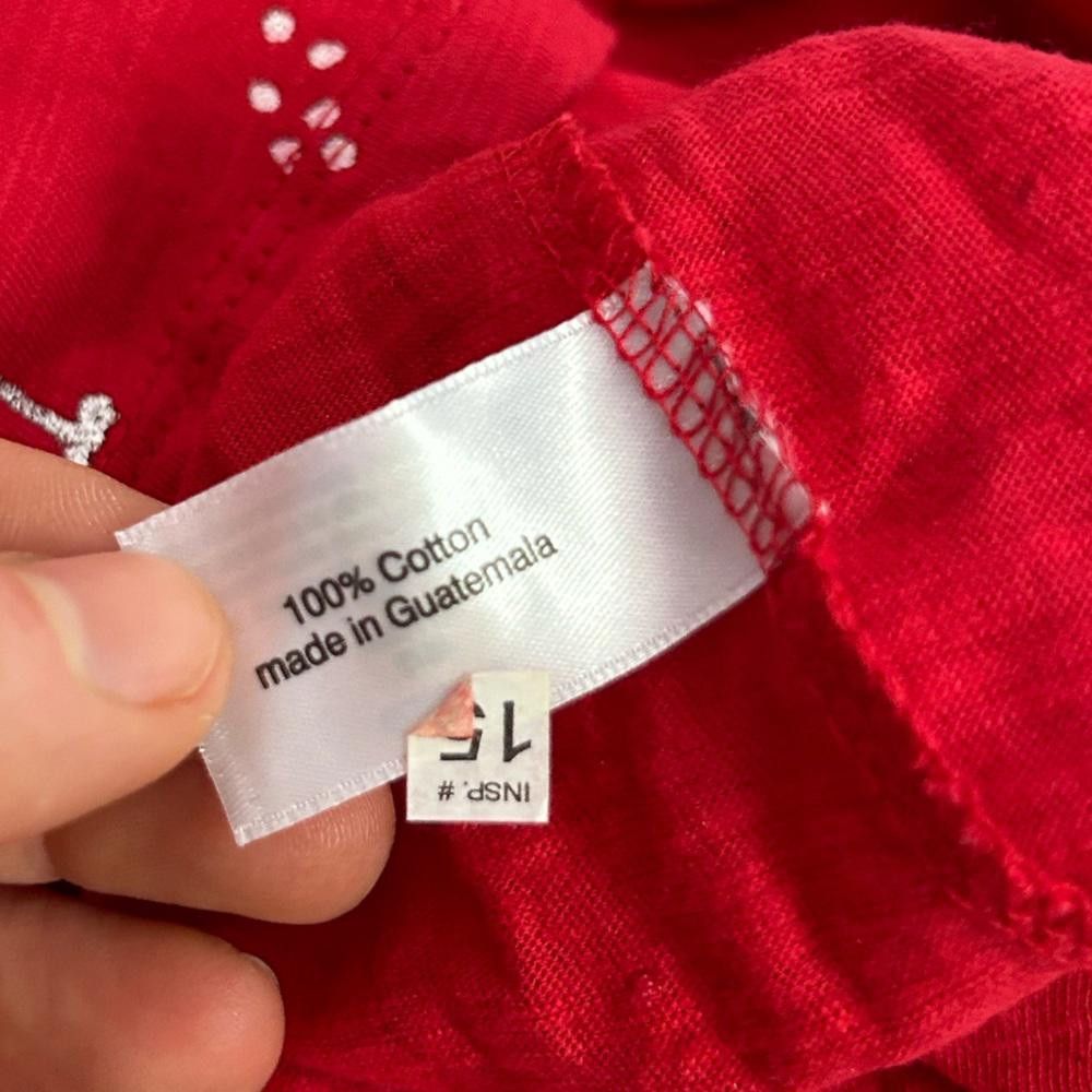 Designer Lane Bryant l NWT Red Champagne Flute Tee 26/28/4X Size M / US 6-8 / IT 42-44 - 9 Thumbnail