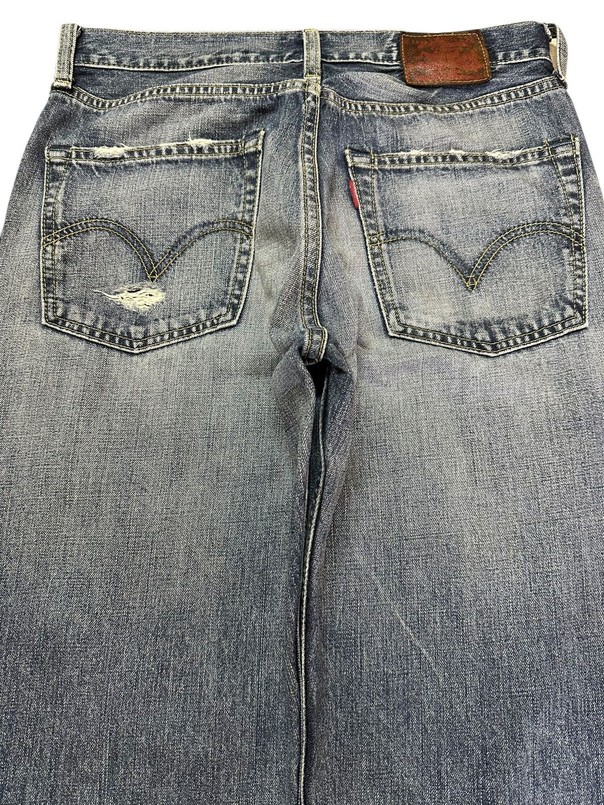 Levi's Vintage 90s Levis 503 Faded Wash Distress Style Baggy Jeans Size US 30 / EU 46 - 5 Thumbnail
