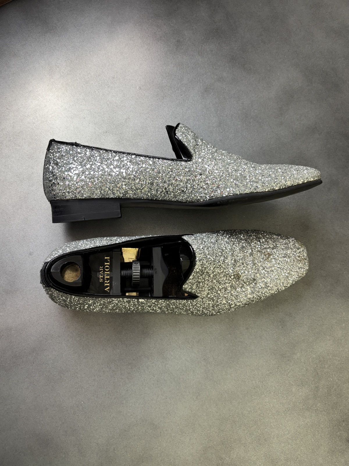 Vintage Vintage Sparkle Loafers Glitter Size US 10 / EU 43 - 2 Thumbnail