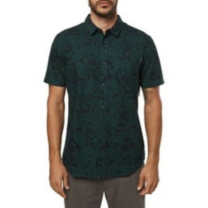 O'Neill Men's O'Neill Forest Green Button-Up Shirt. Size XXL. Size US XXL / EU 58 / 5 - 1 Thumbnail