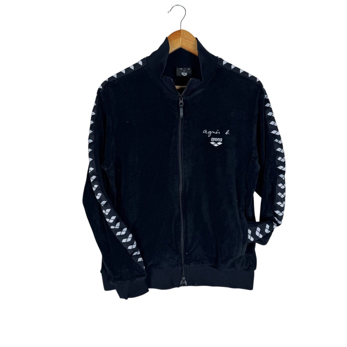 agnes b. ☀️AGNES B X ARENA VELVET ZIPPER JACKET Size US M / EU 48-50 / 2 - 1 Thumbnail
