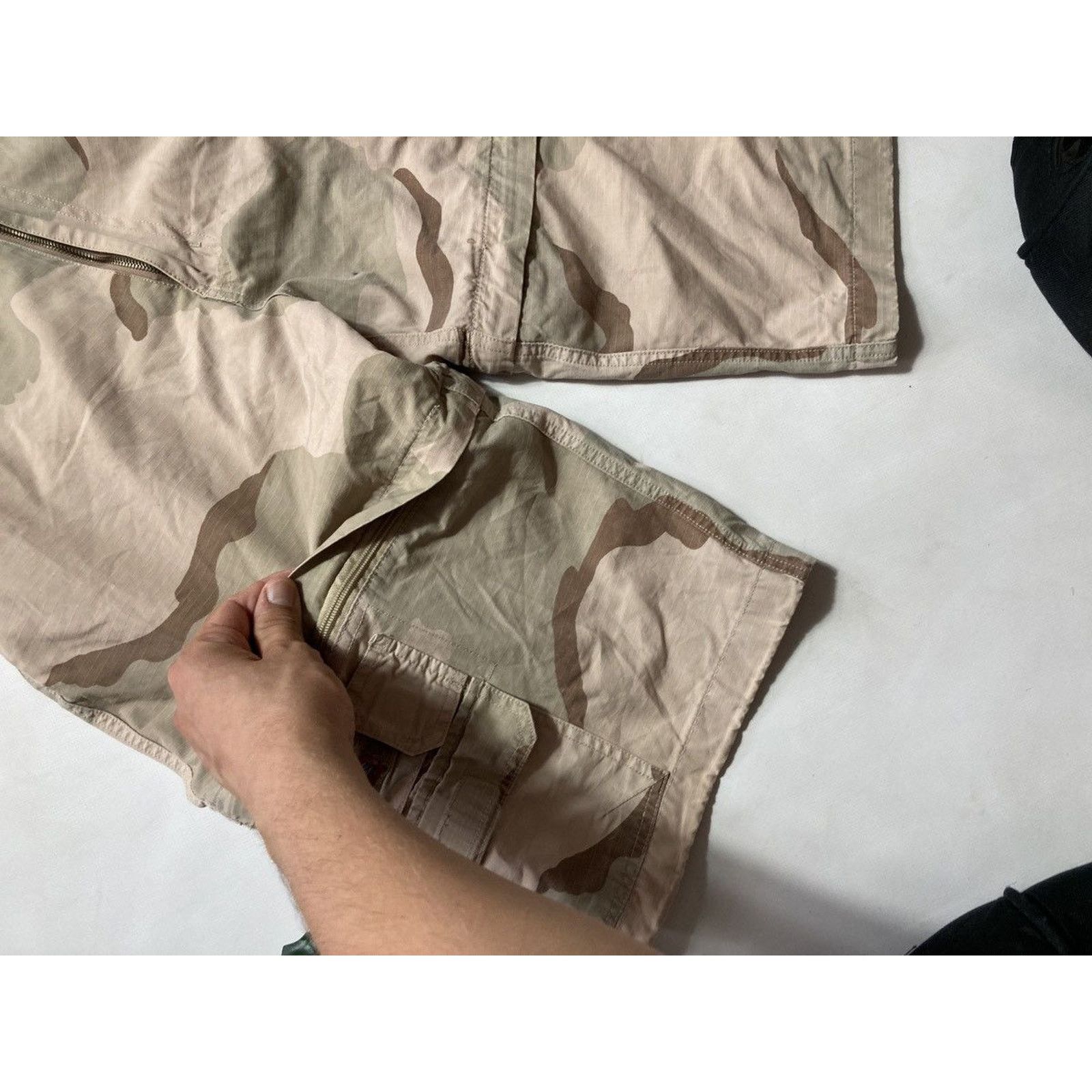 Japanese Brand × Vintage Vintage Camo Military 90s transformer shorts Size US 30 / EU 46 - 4 Thumbnail