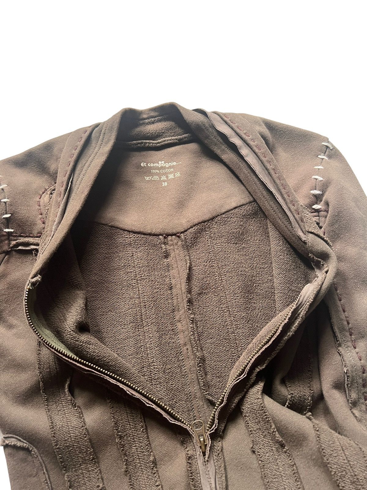 Japanese Brand Et Compagnie 🇯🇵 Reconstructed Apocalypse Parka Jacket Size US S / EU 44-46 / 1 - 17 Thumbnail