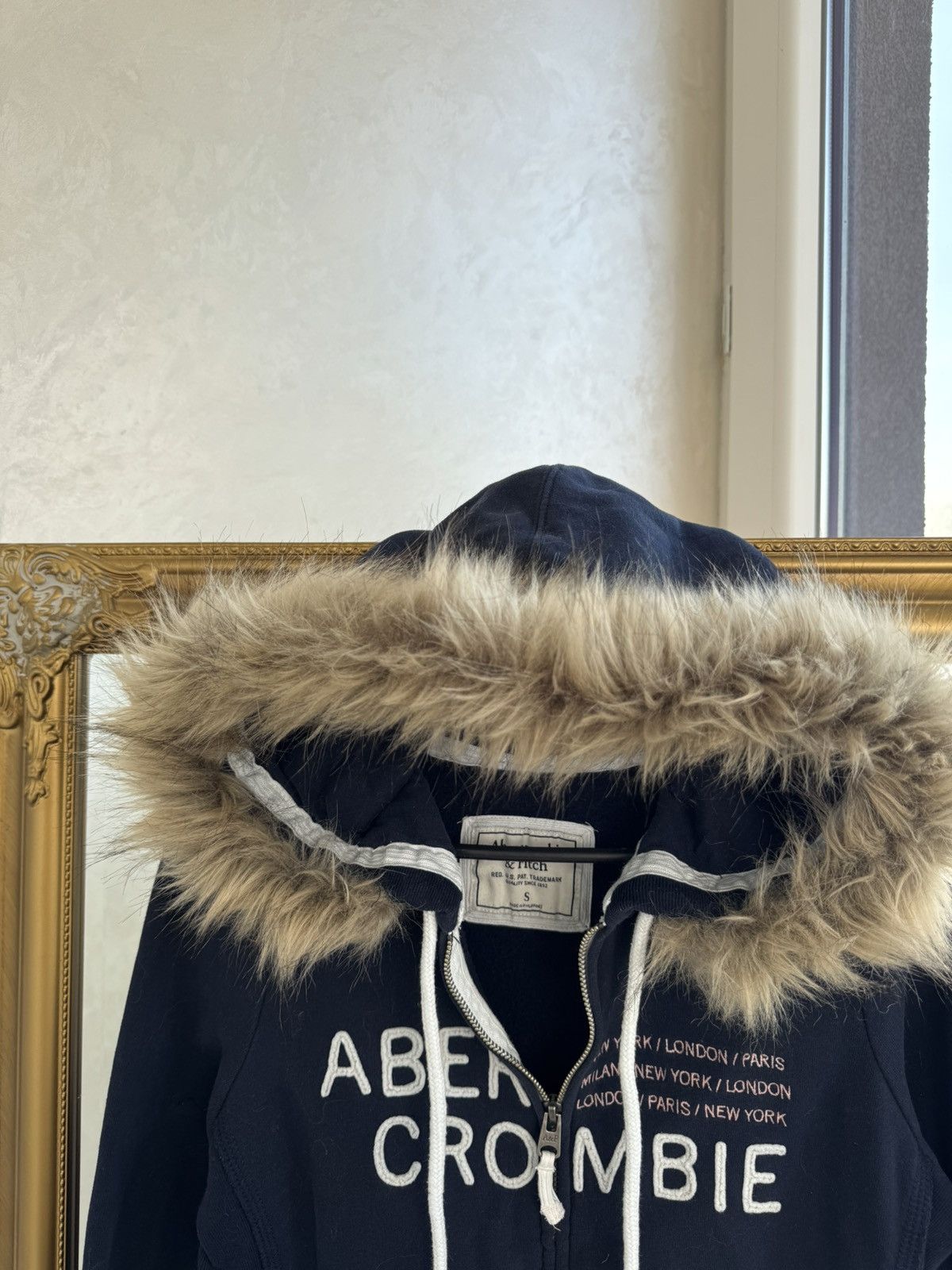 Abercrombie & Fitch Vtg Y2K If6was9 LGB Goa Vibe Abercrombie Fitch fur zip Hood Size S / US 4 / IT 40 - 2 Thumbnail