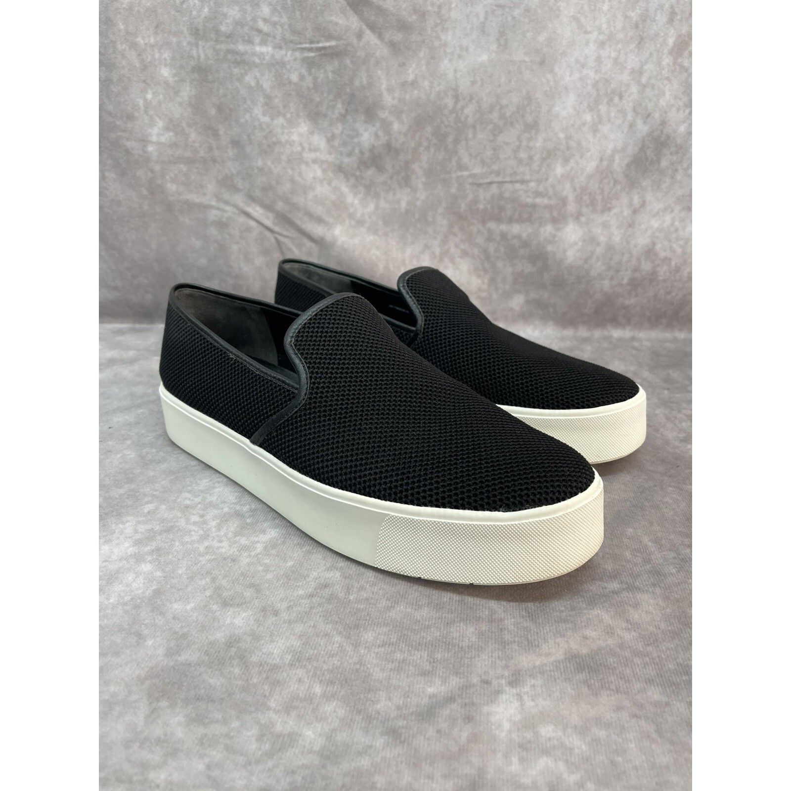 Vince Vince Perforated Slip-On Sneakers Loafers Black Womens SZ 11 Size US 9.5 / IT 39.5 - 1 Thumbnail