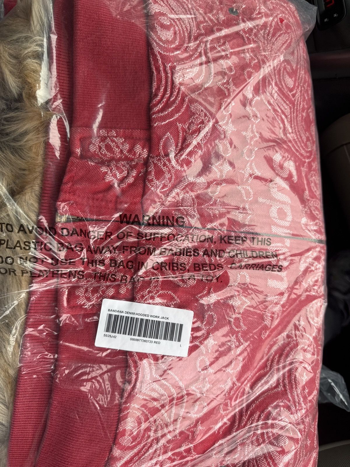 Supreme Supreme Bandana Jacquard Denim Jacket Size US L / EU 52-54 / 3 - 2 Thumbnail