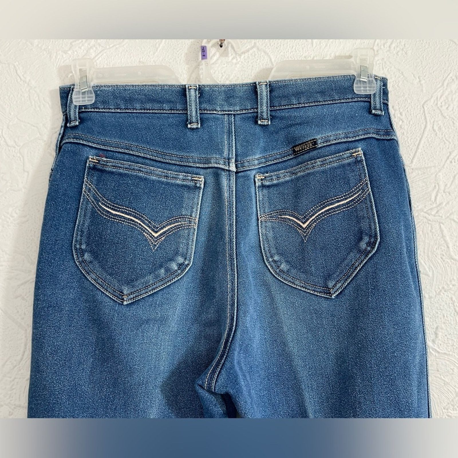 Wrangler VINTAGE Wrangler Jeans 14 Misses Straight Made in USA 30x27 Size 30" / US 8 / IT 44 - 6 Thumbnail