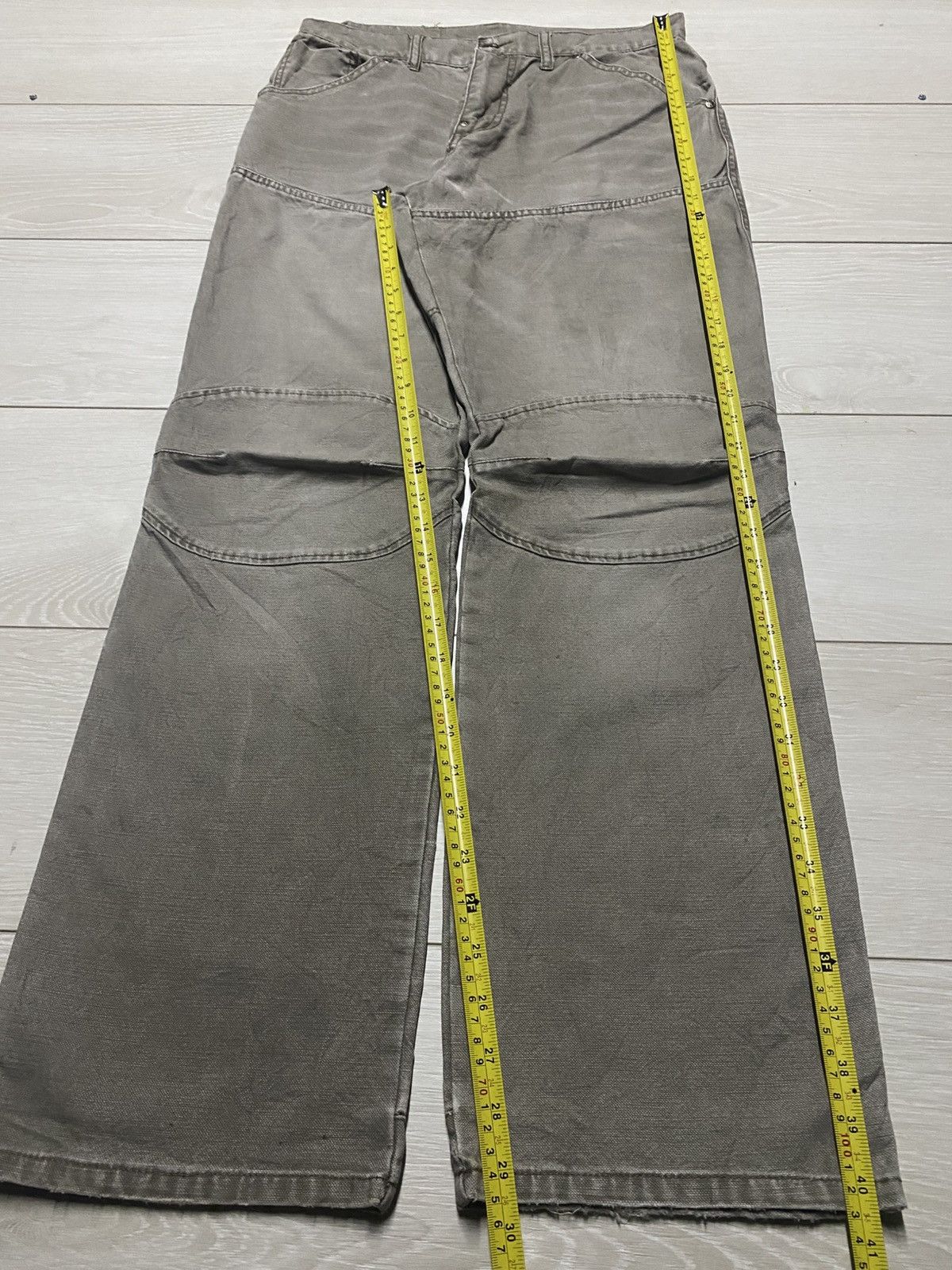Japanese Brand Vintage Kiss Mark Japan Double Knee Loose Baggy Jeans Size US 30 / EU 46 - 17 Thumbnail