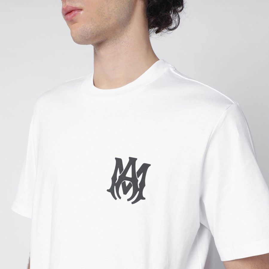 Amiri o1d2blof0226 Cotton Logo T-Shirt in White Size US S / EU 44-46 / 1 - 4 Thumbnail
