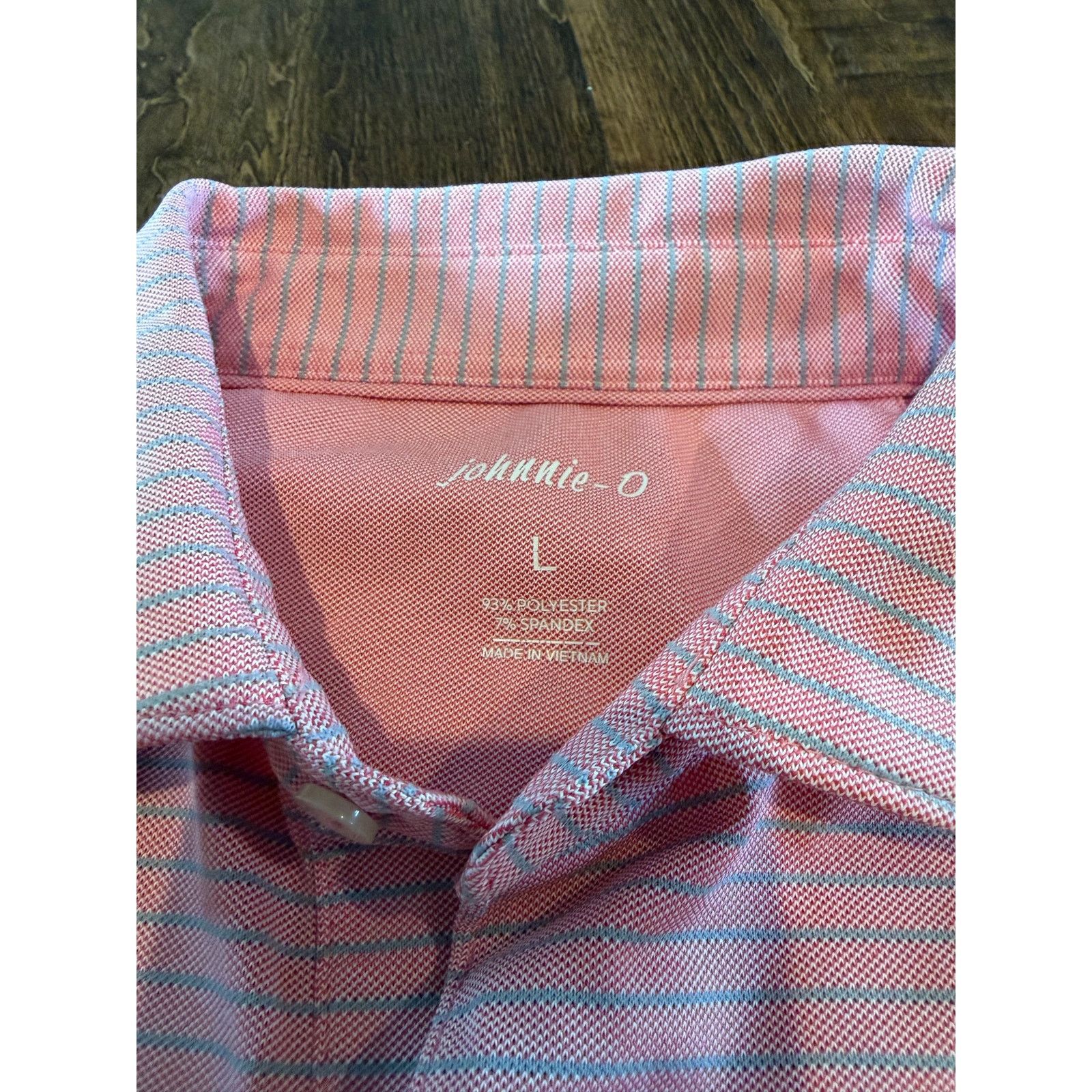 johnnie-O Johnnie-O mens stripe polo large transchemical inc Size US L / EU 52-54 / 3 - 3 Thumbnail