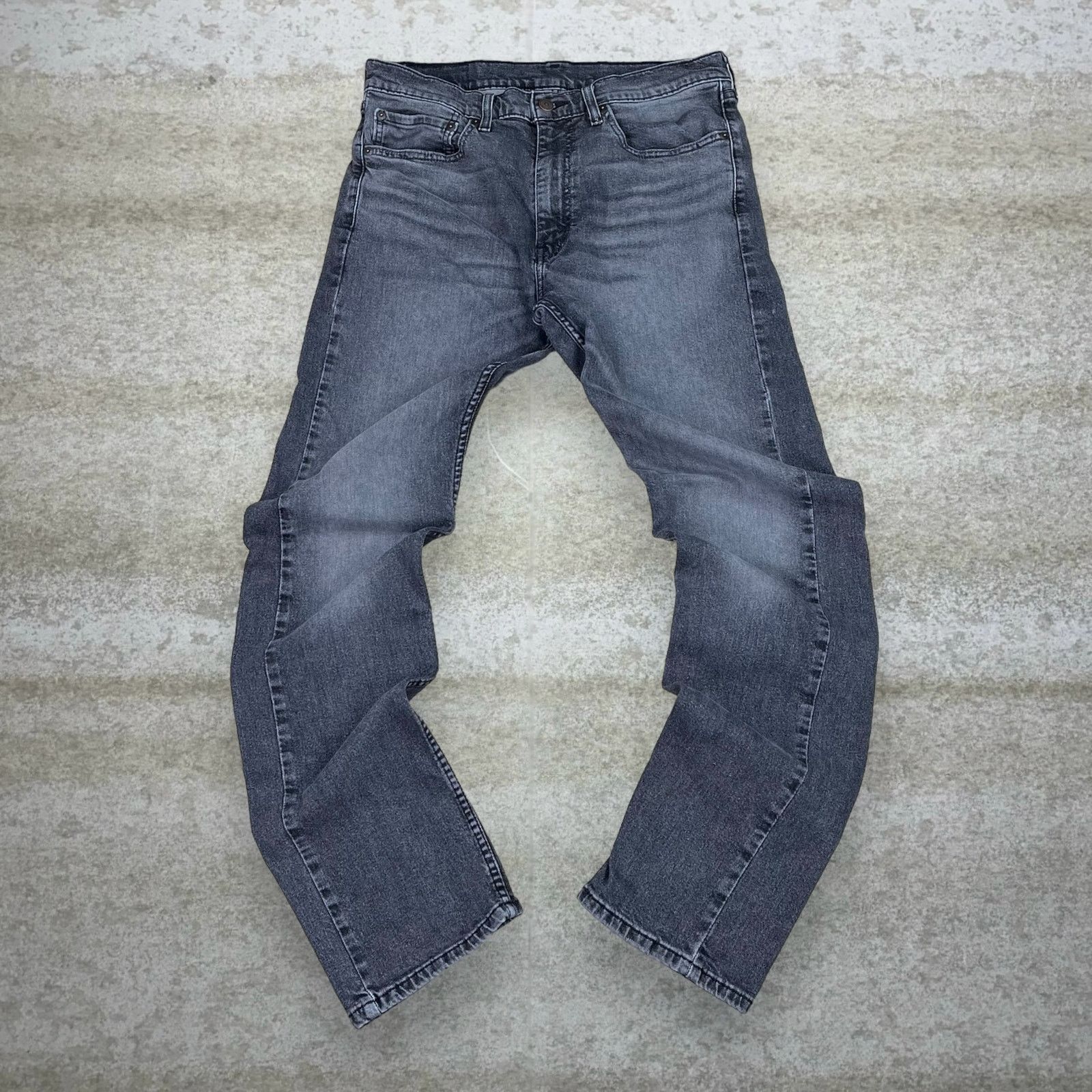 Levi's Vintage Y2K Levis Jeans 34x34 Regular Straight Black Wash Size US 34 / EU 50 - 2 Thumbnail