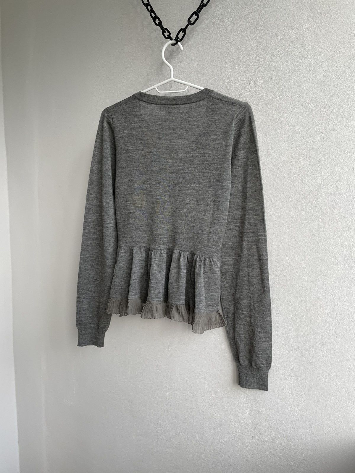Burberry RARE Burberry Wool & Silk Brown Tags Cardigan Sweater Size M / US 6-8 / IT 42-44 - 14 Thumbnail